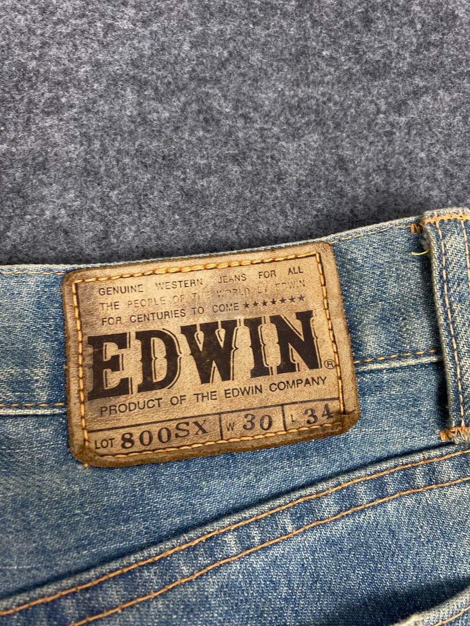 Edwin vintage edwin 800 sx bootcut flare denim nice design Size US 30 / EU 46 - 6 Thumbnail