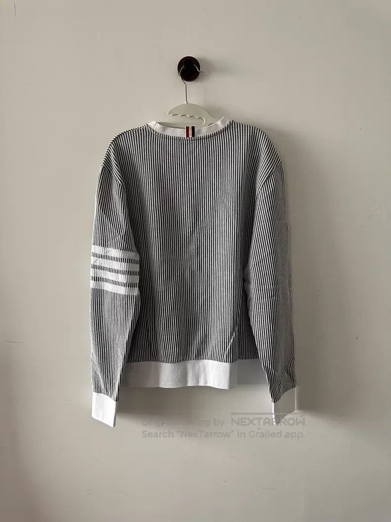 Thom Browne Thom Browne Striped sweatshirt Size US L / EU 52-54 / 3 - 2 Thumbnail