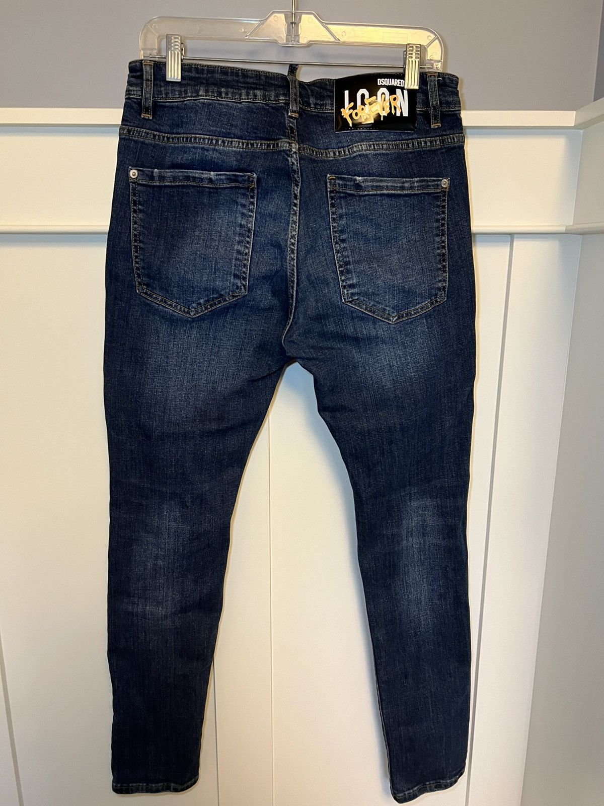 Dsquared2 Dsquared2 Icon Forever distressed slim blue jeans Size US 30 / EU 46 - 2 Thumbnail