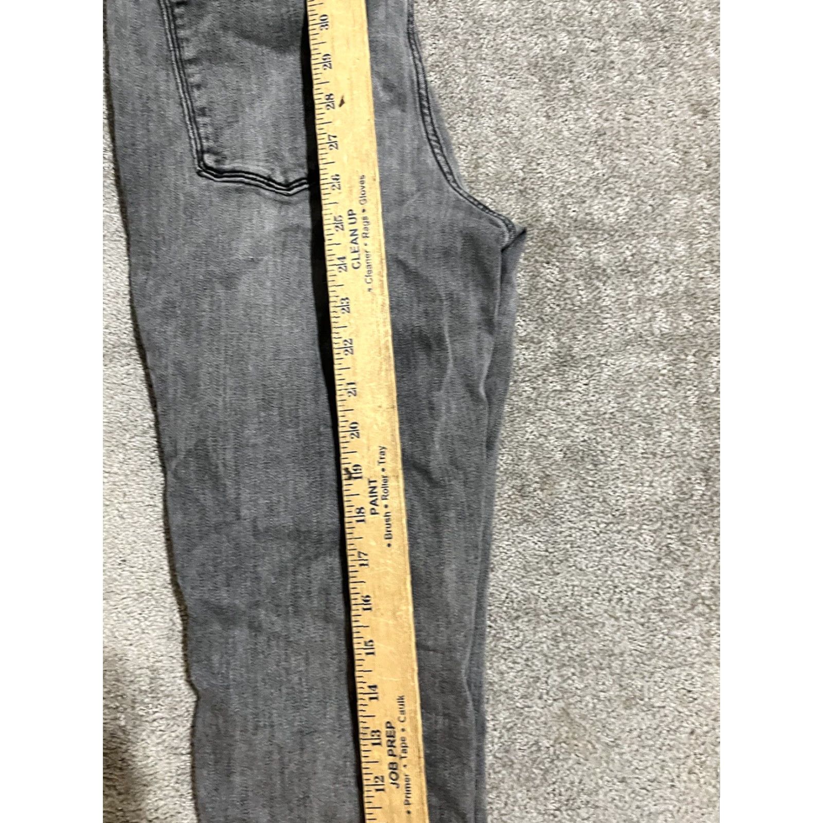 Vintage Vera Wang Simply Vera Skinny Jeans Size 8 Black Women Size 30" / US 8 / IT 44 - 6 Thumbnail
