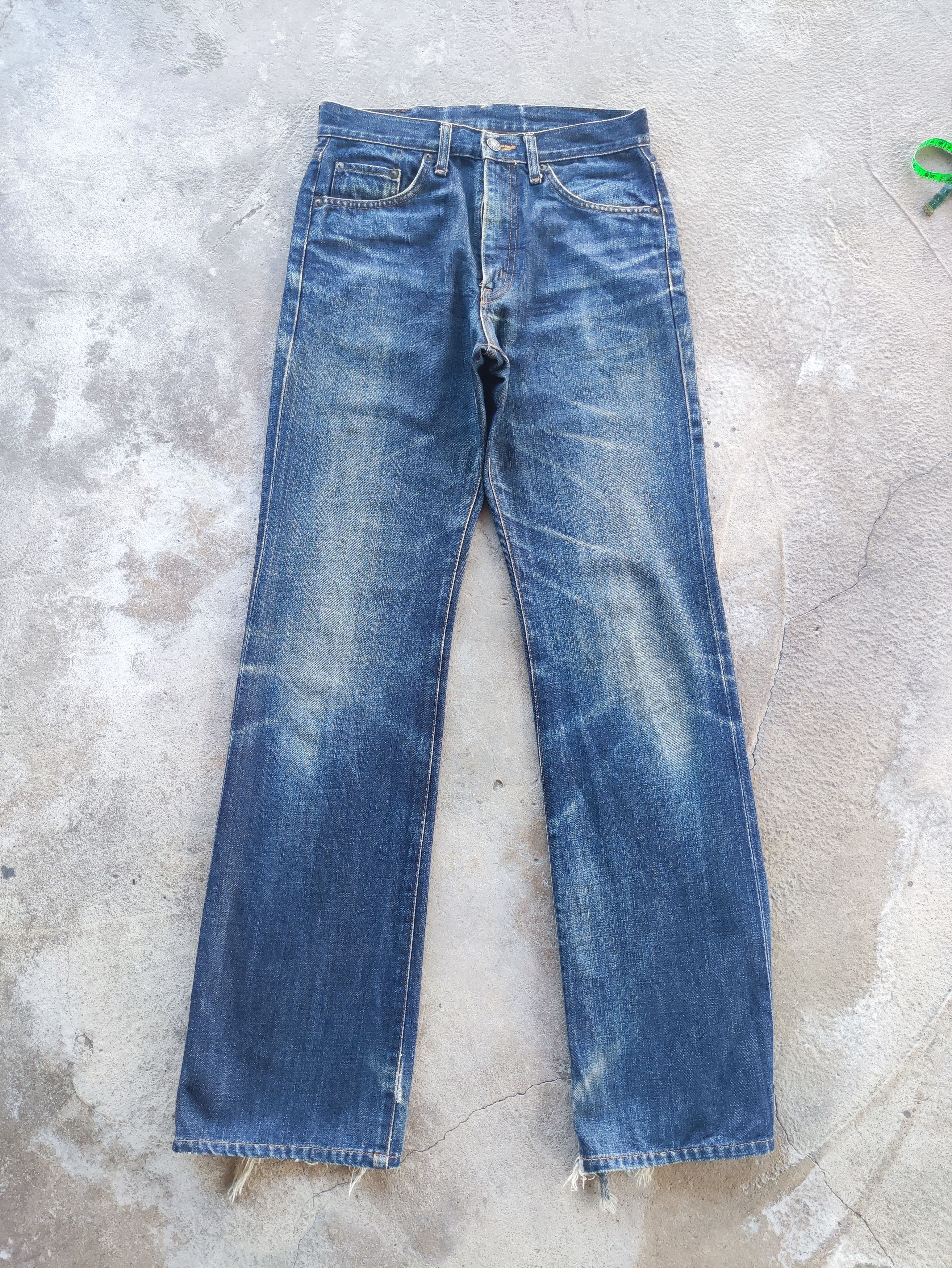 Edwin Vintage Edwin Brand Straight Denim Distressed Faded Pants Size US 29 - 1 Thumbnail