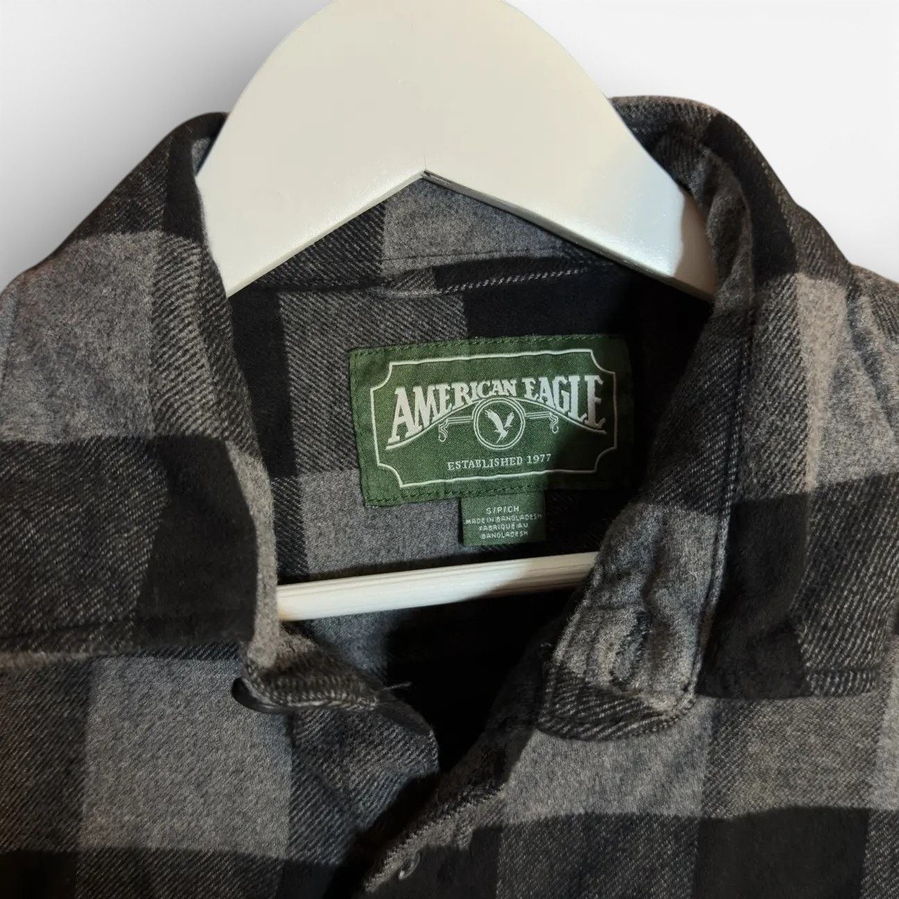 American Eagle Outfitters American Eagle Flannel Plaid Button Up Shirt Size US S / EU 44-46 / 1 - 3 Thumbnail