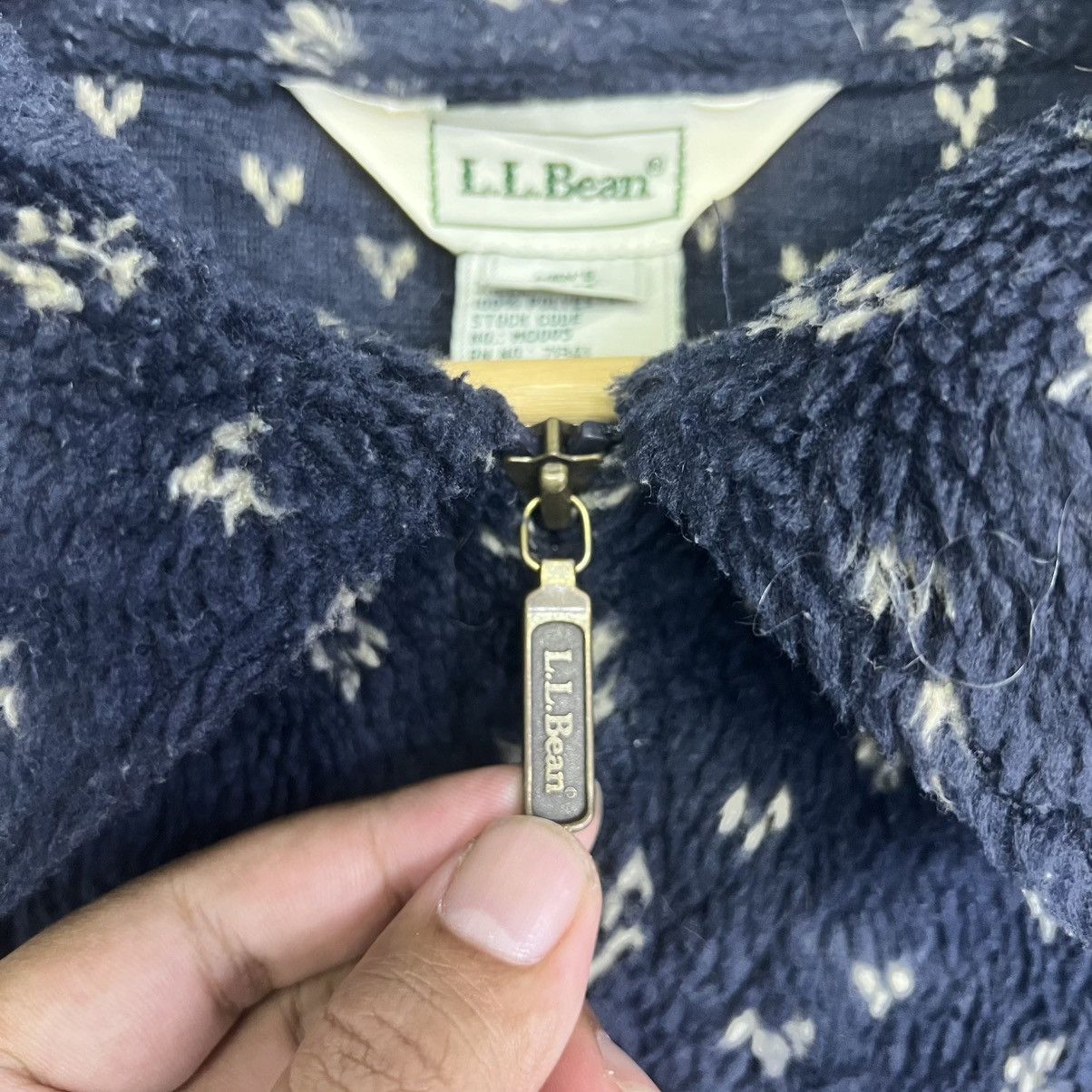 L.L. Bean VTG 90 LLBEAN BIRD’S EYE Deep Pile Fleece Outdoor Jacket Size US L / EU 52-54 / 3 - 4 Thumbnail