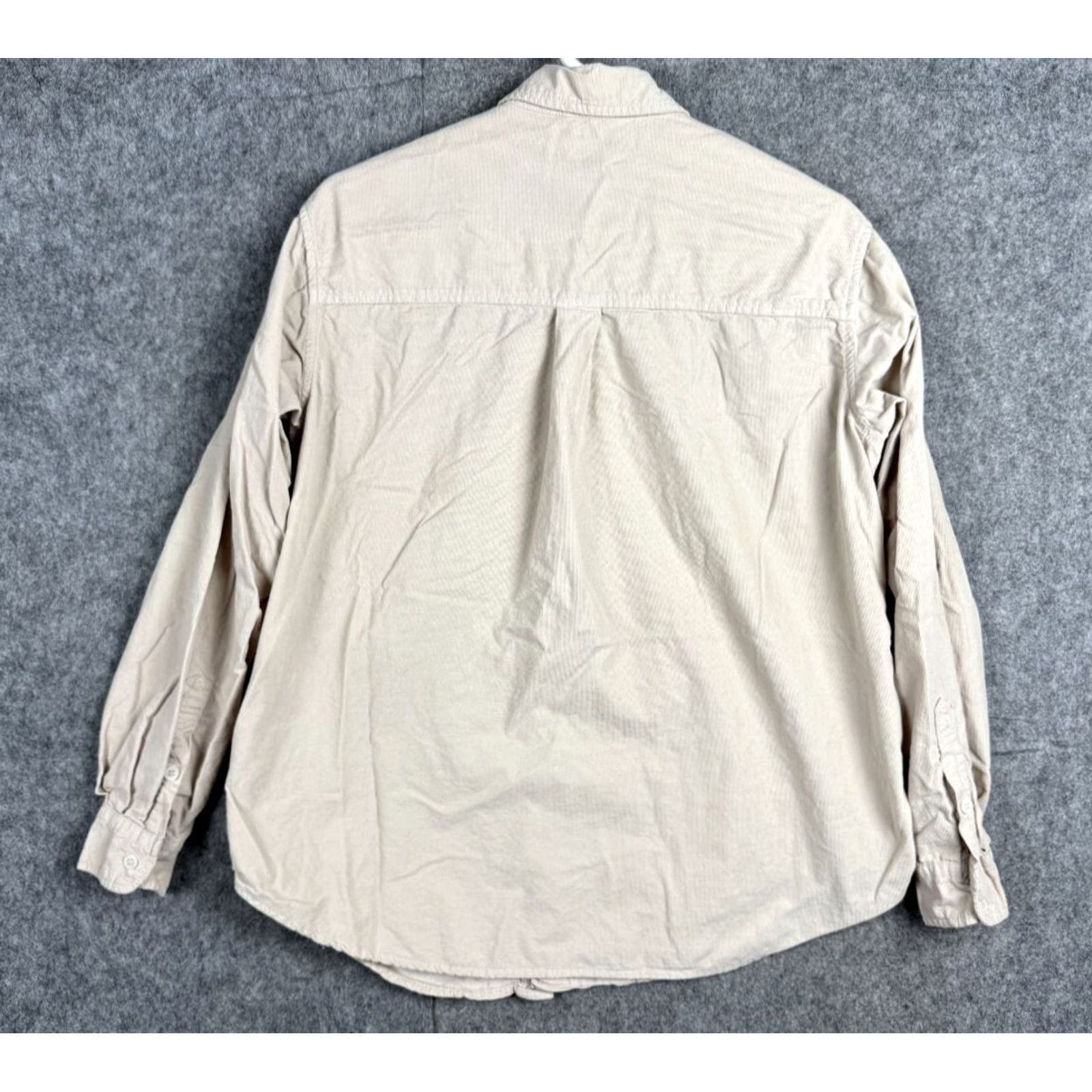 Vintage CP Shades Shirt Womens XS Beige Corduroy Button-Up Long Sleeve 1225 Size XS / US 0-2 / IT 36-38 - 2 Thumbnail