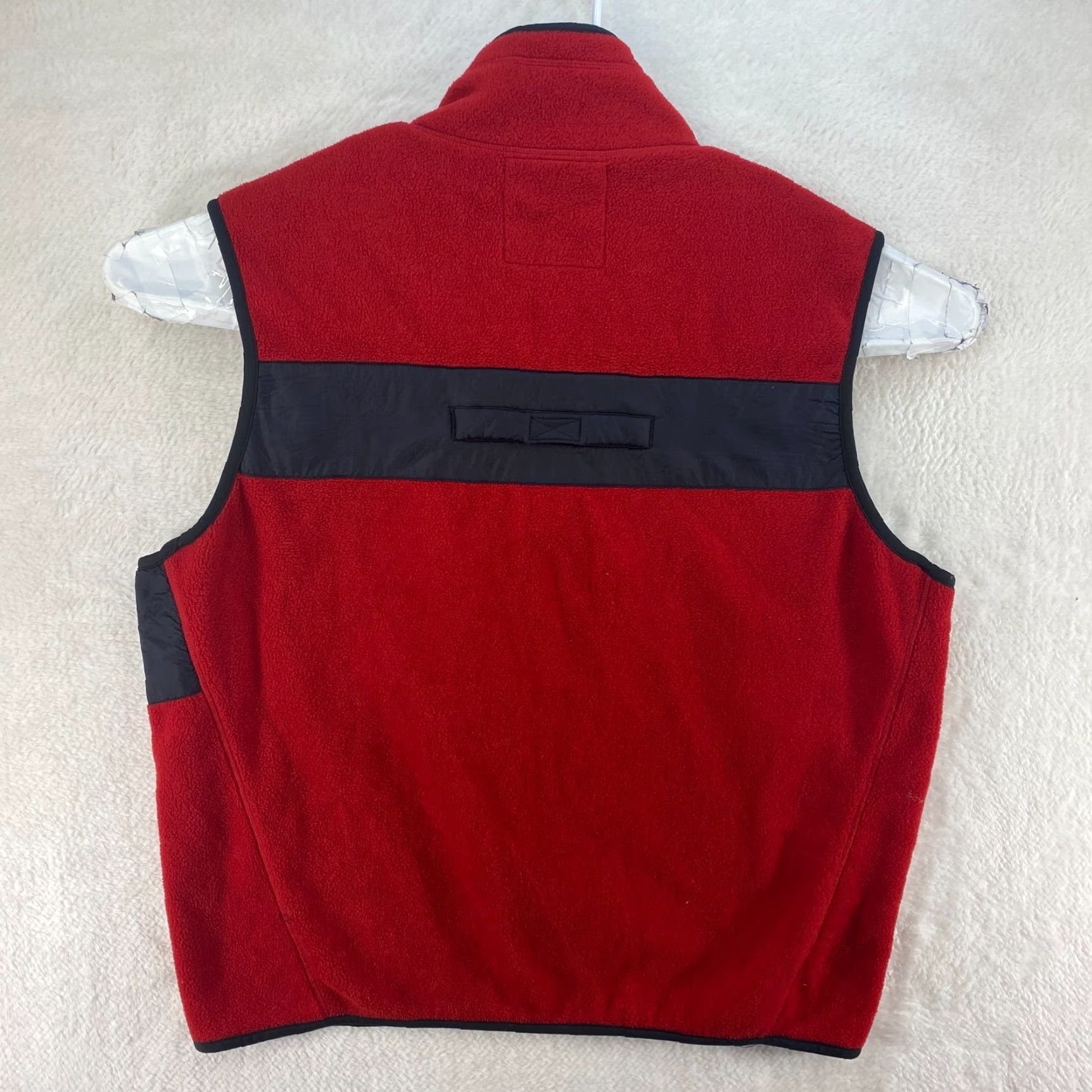 Ralph Lauren Ralph Lauren Polo Jeans Fleece Red Black Vest Mens XL Full Zip Logo Embroidered Size US XL / EU 56 / 4 - 2 Thumbnail
