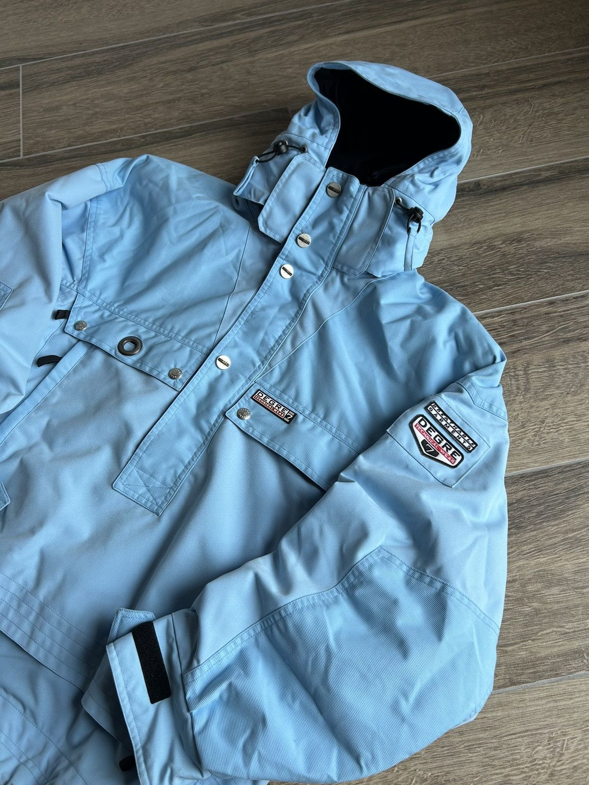 Vintage Vintage Degre7 Technology anorak jacket waterproof Size US M / EU 48-50 / 2 - 3 Thumbnail