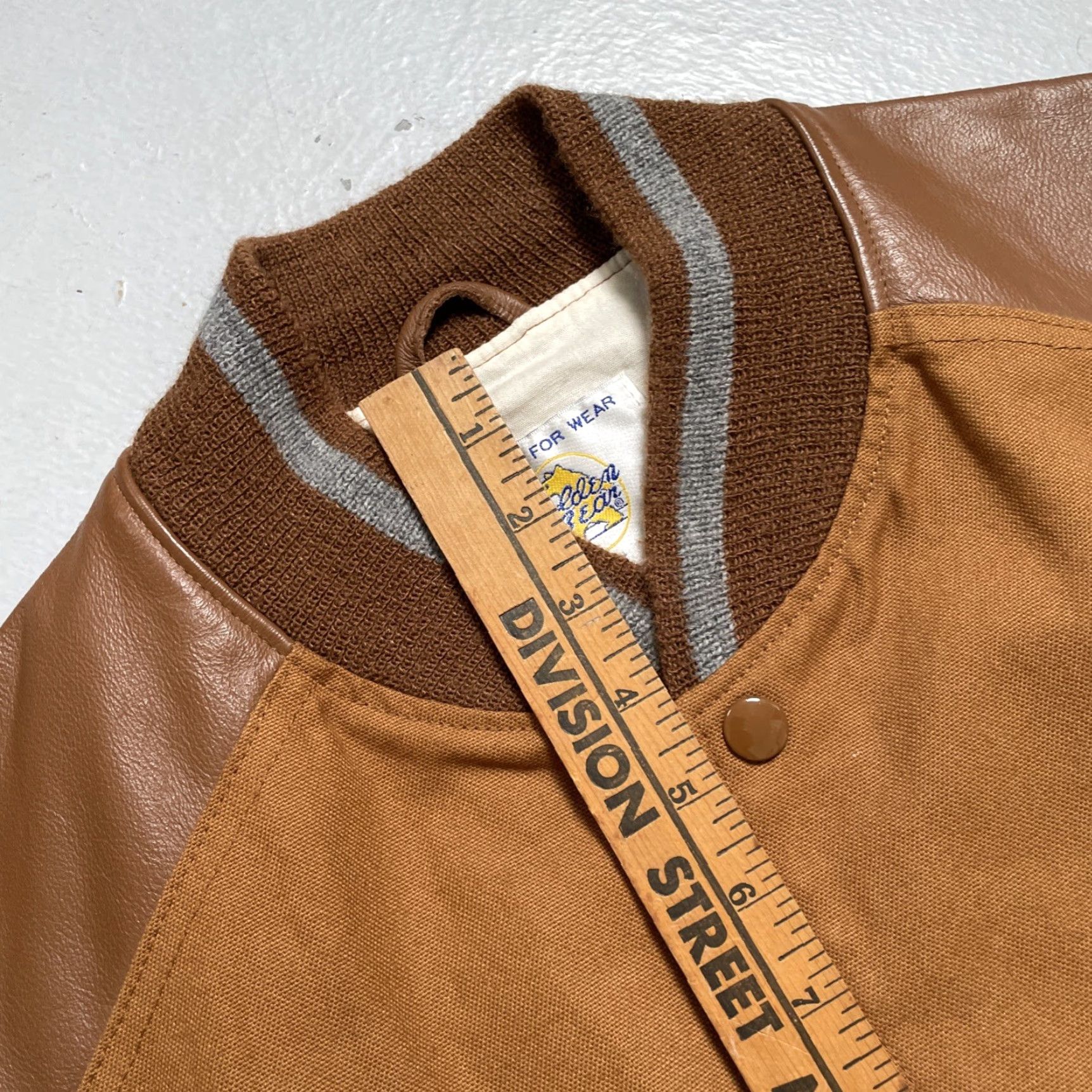 Golden Bear Golden Bear x UNIONMADE Canvas Leather Work Vest Mens L Brown USA USA Heritage Workwear 90s Size US L / EU 52-54 / 3 - 4 Thumbnail