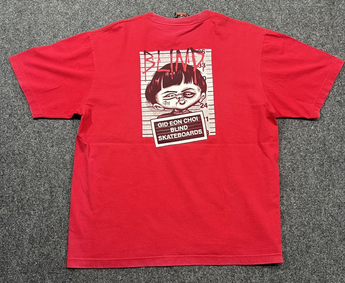 Blind Skateboards Y2K Blind Skateboards Gideon Choi Mugshot Tee Size US XL / EU 56 / 4 - 2 Thumbnail