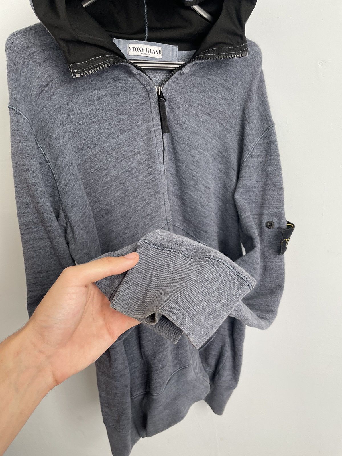 Stone Island Vintage Stone Island zip hoodie Size US XL / EU 56 / 4 - 6 Thumbnail