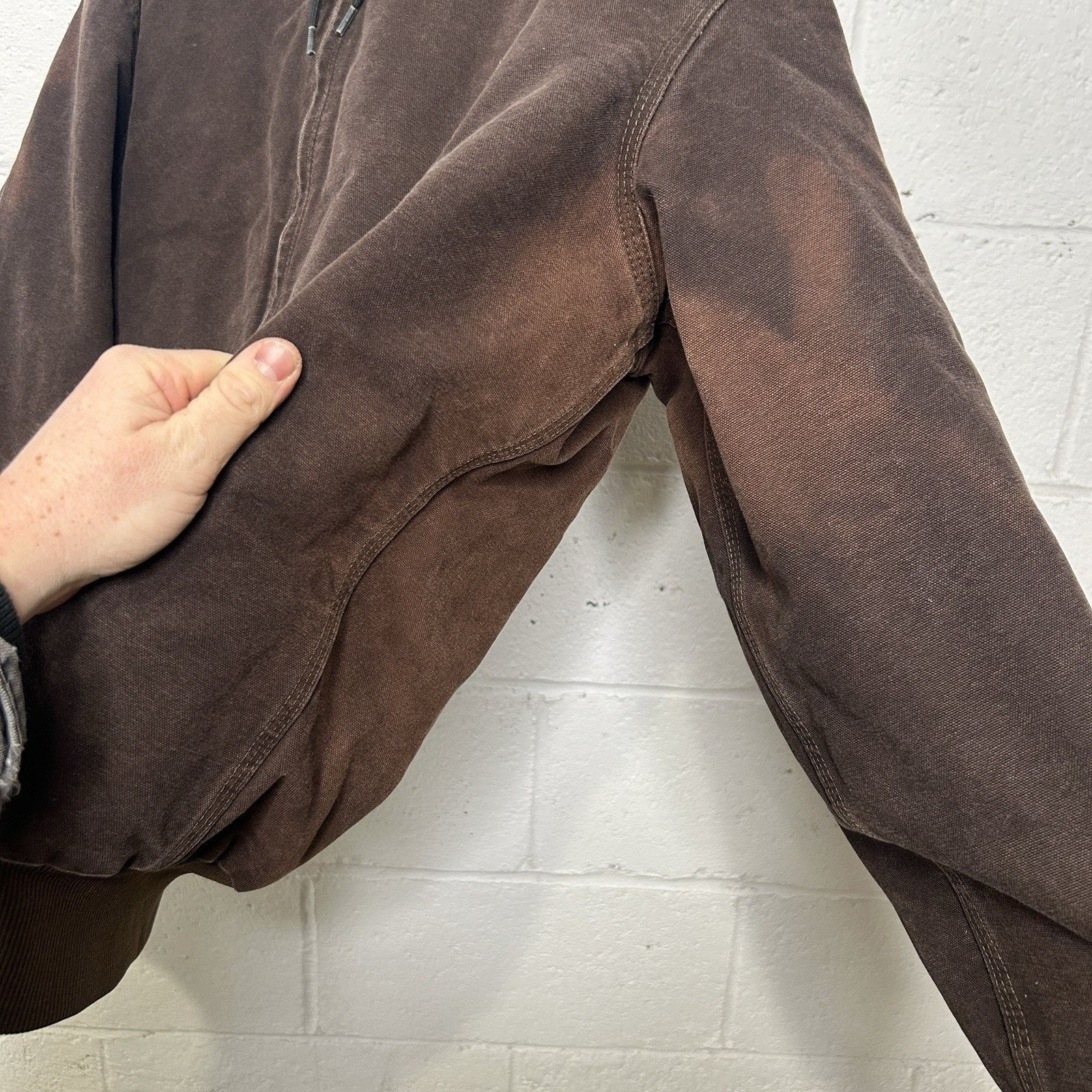 Carhartt Vintage Carhartt Hooded Active Jacket “Dark Brown” WJ130 DKB Size XL / US 12-14 / IT 48-50 - 5 Thumbnail