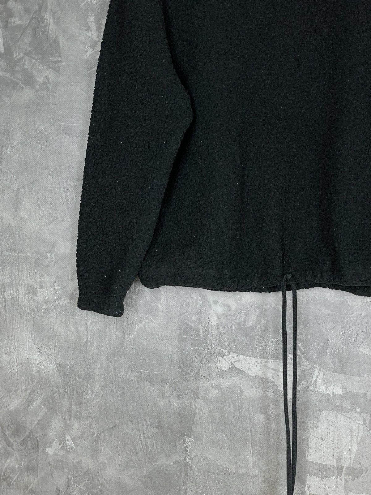 Nike × Vintage NIKE VINTAGE RARE TEDDY BLACK Y2K SWEATSHIRT Y2K Size S / US 4 / IT 40 - 5 Thumbnail