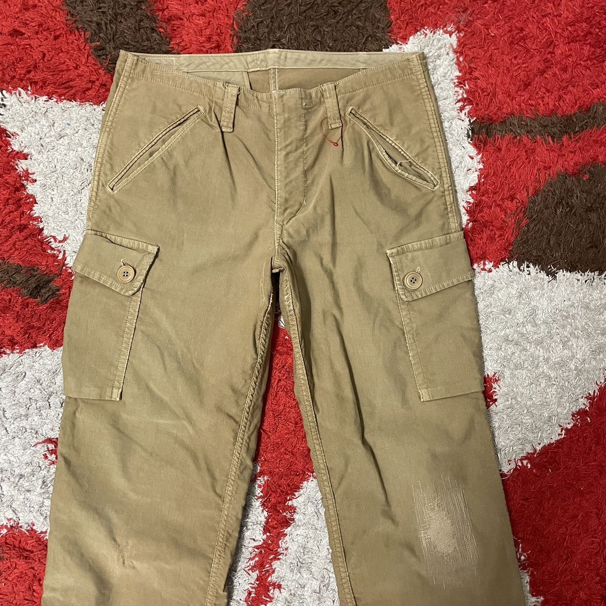 Blue Blue Japan × Designer × Japanese Brand 🔥🇯🇵HR Market Blue Blue Japan Tactical Distress Cargo Pants Size US 32 / EU 48 - 2 Thumbnail