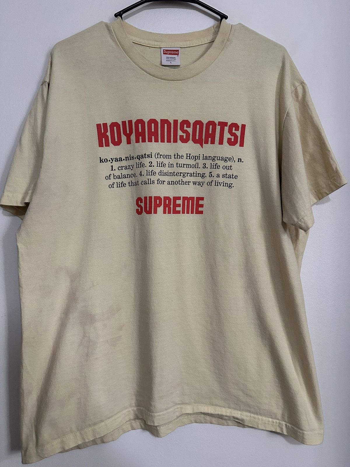 Supreme Koyaanisqatsi Tee