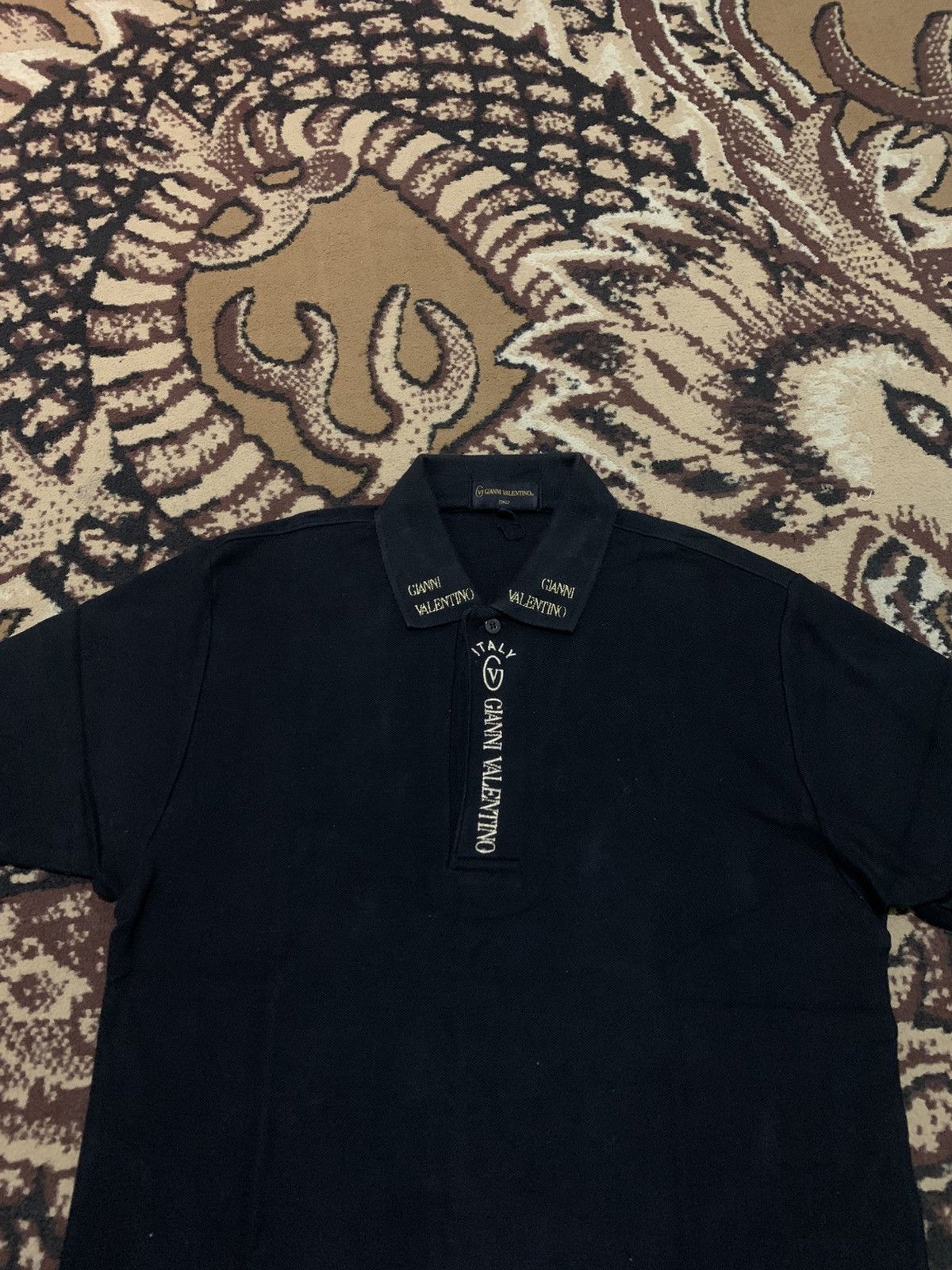 Gianni Valentino Polo Shirt Gianni Valentino Size US M / EU 48-50 / 2 - 2 Thumbnail