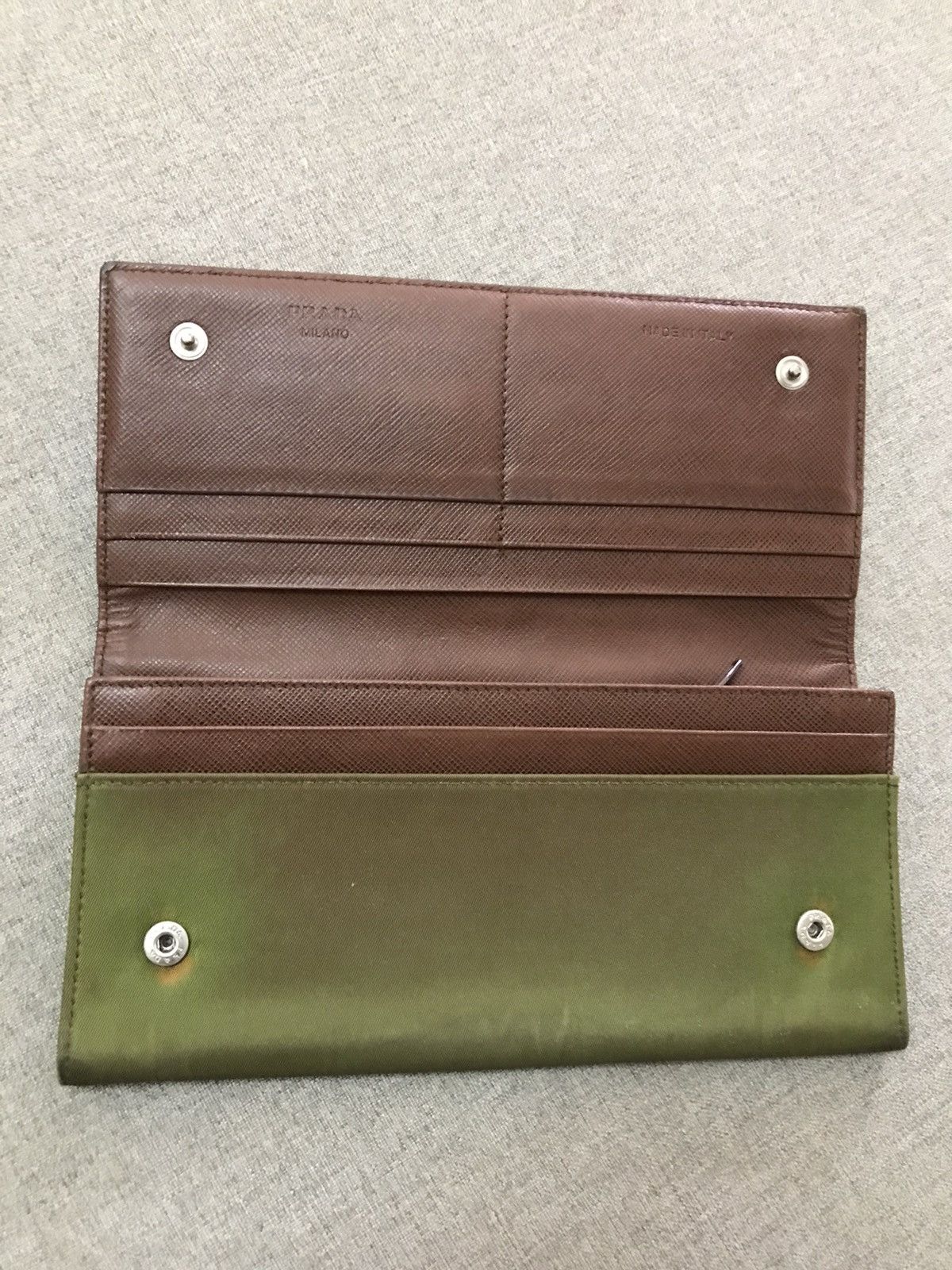 Prada Prada Wallet Nylon Leather Size ONE SIZE - 8 Thumbnail