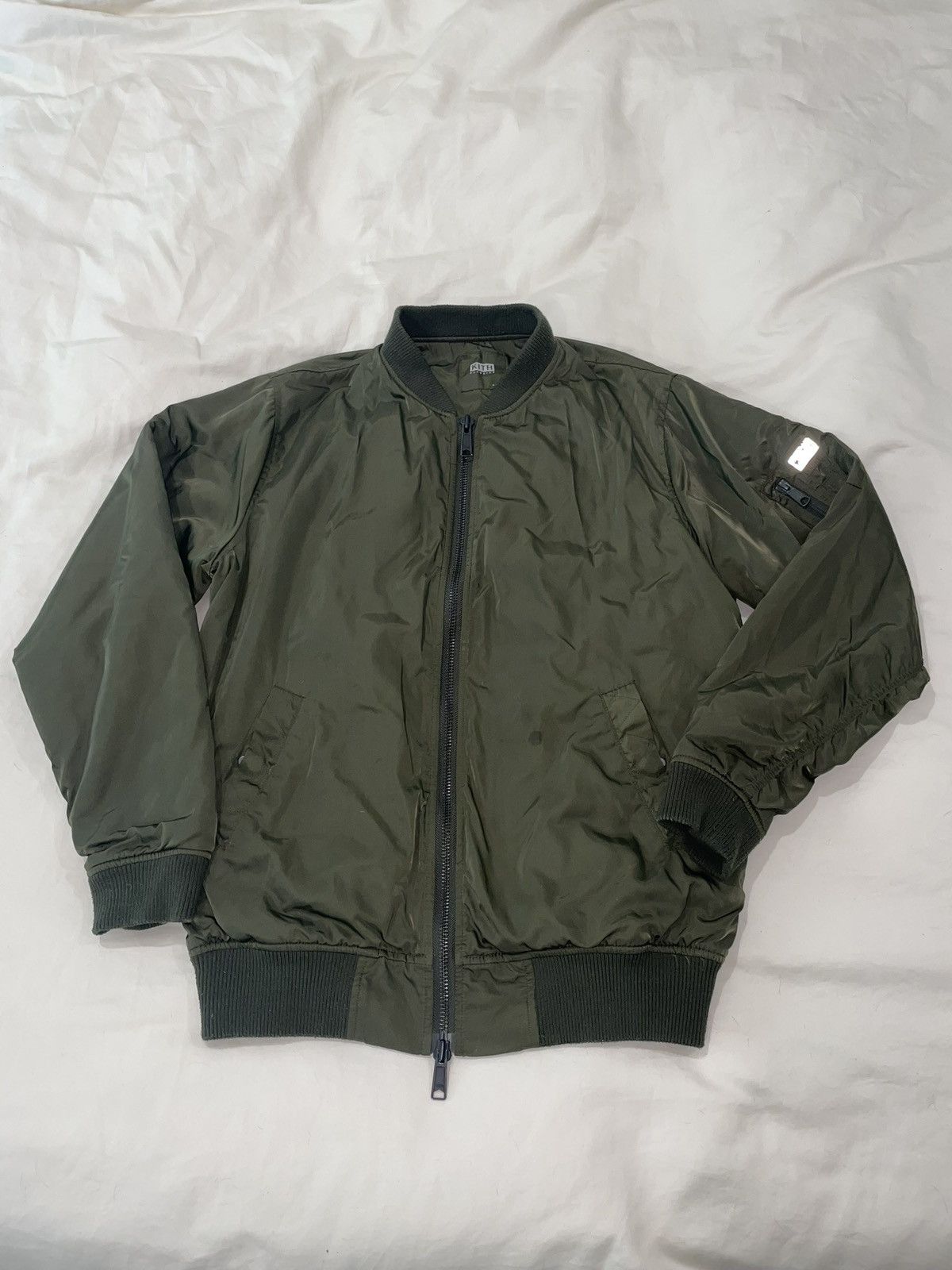 Kith Olive Kith Bomber Jacket XL Size US XL / EU 56 / 4 - 1 Thumbnail