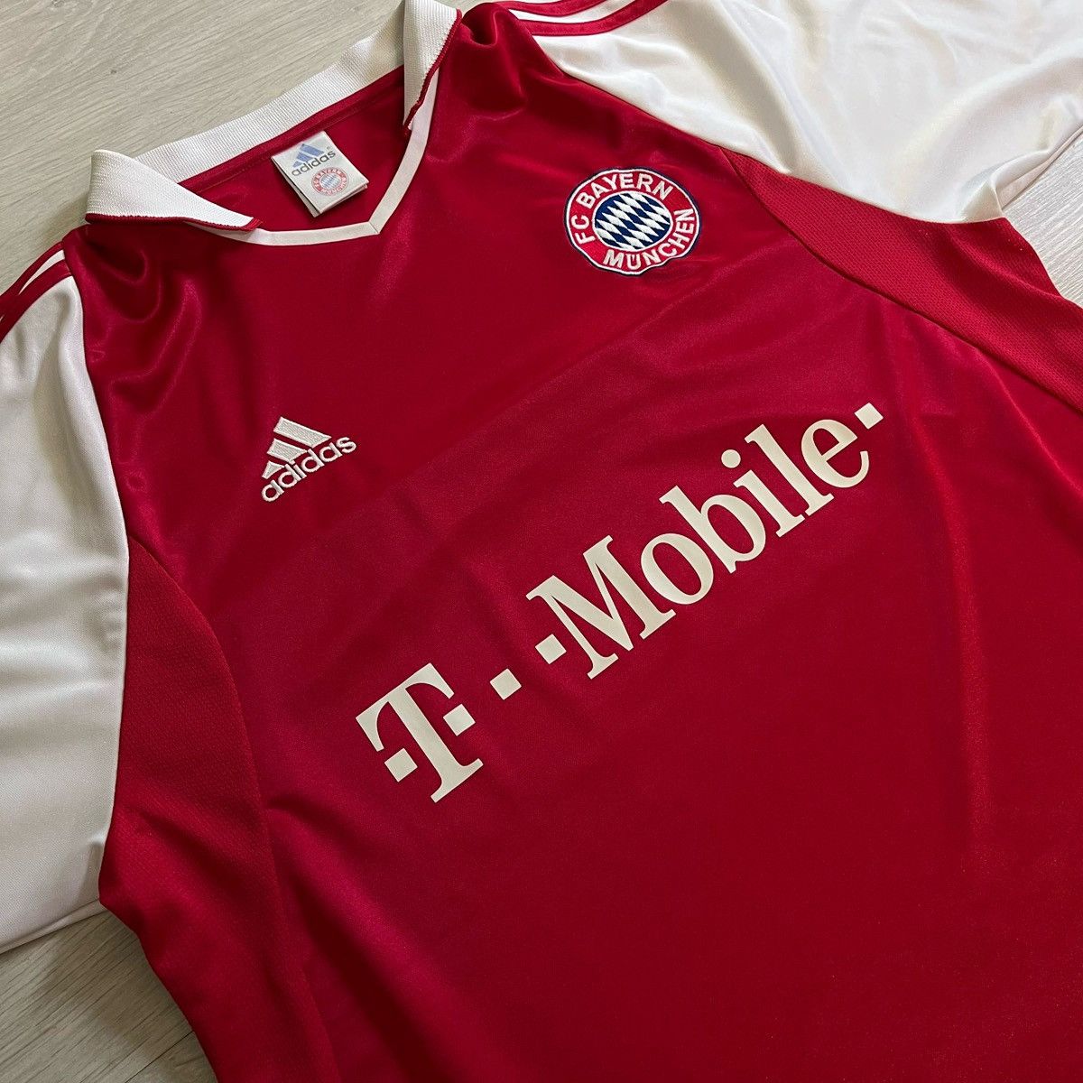 Adidas Bayern Munchen adidas 2003/2004 home tshirt Size US M / EU 48-50 / 2 - 2 Thumbnail