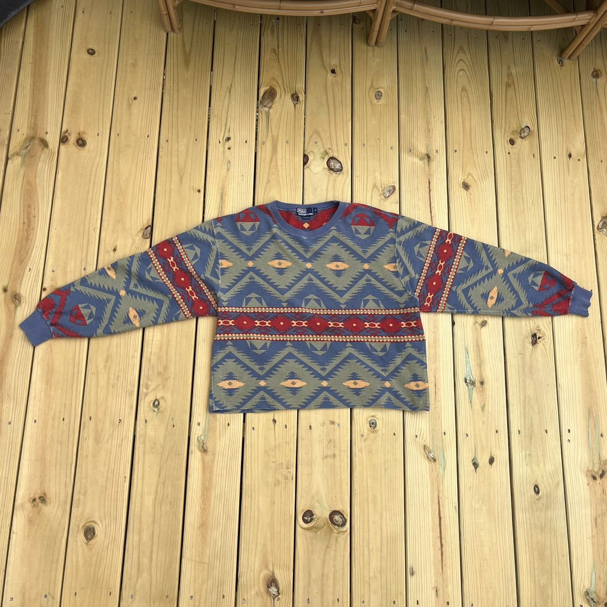 Polo Ralph Lauren Polo Ralph Lauren Aztec multicolor sweatshirt Size US M / EU 48-50 / 2 - 1 Thumbnail