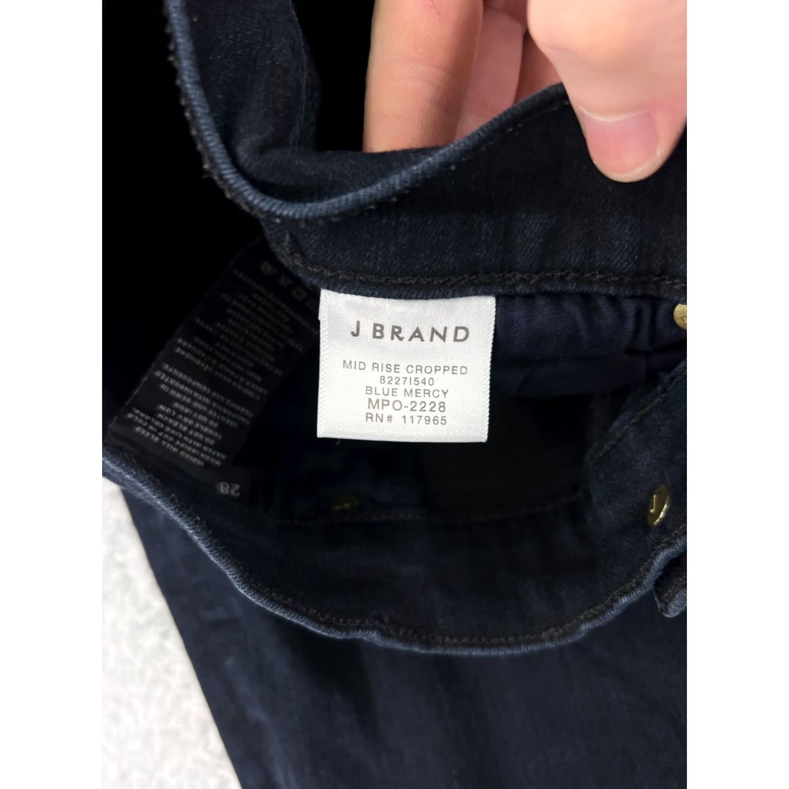 J Brand JBRAND Jeans Women's 28 Blue Denim Skinny Dark Wash Pants XS-XL (Regular) Women’s Regular Blue Jeans Skinny Size 28" / US 6 / IT 42 - 3 Thumbnail