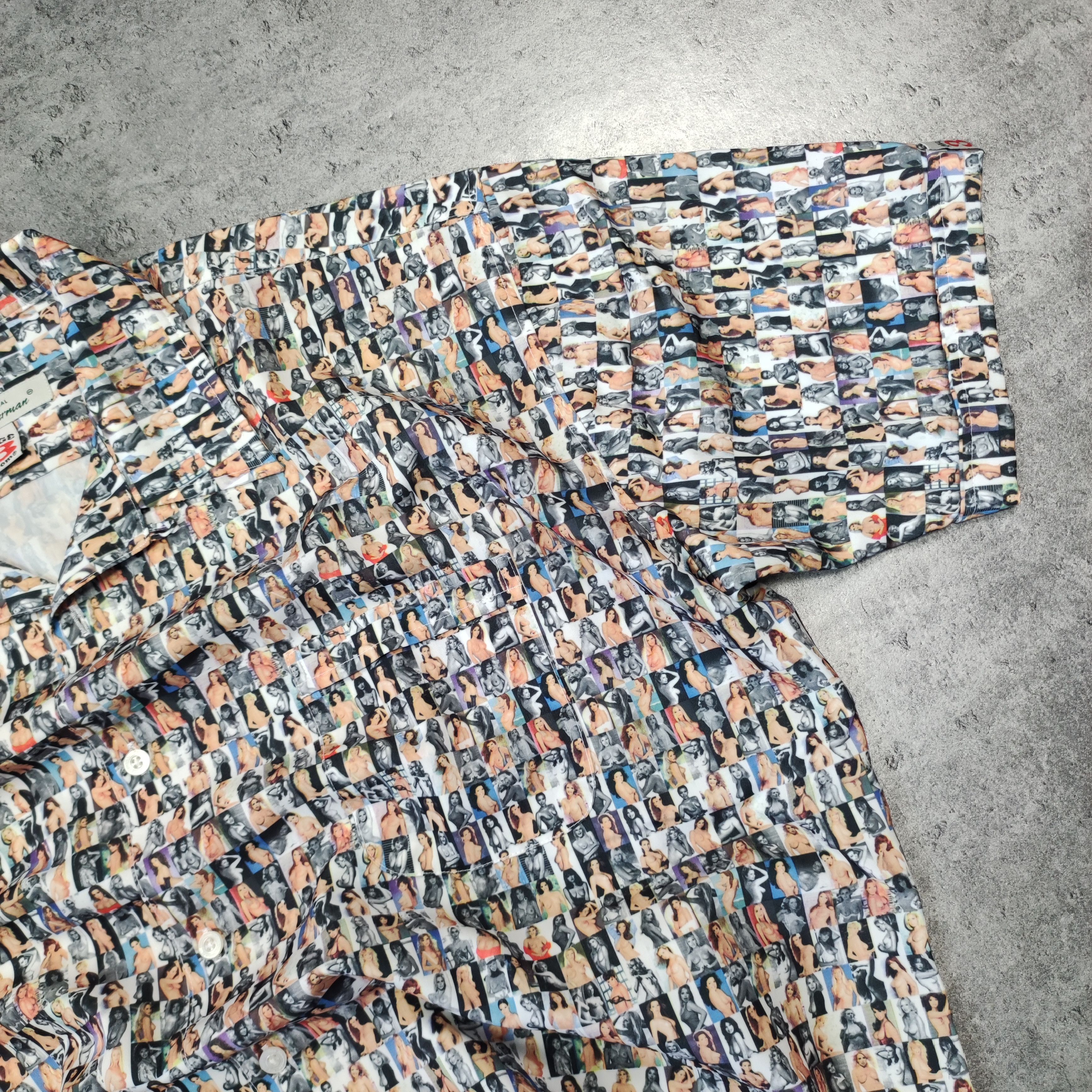 Ben Sherman × Playboy RARE 1/1 Ben Sherman x Page3 PlayBoy Pocket Bowling Shirt Size US XL / EU 56 / 4 - 3 Thumbnail