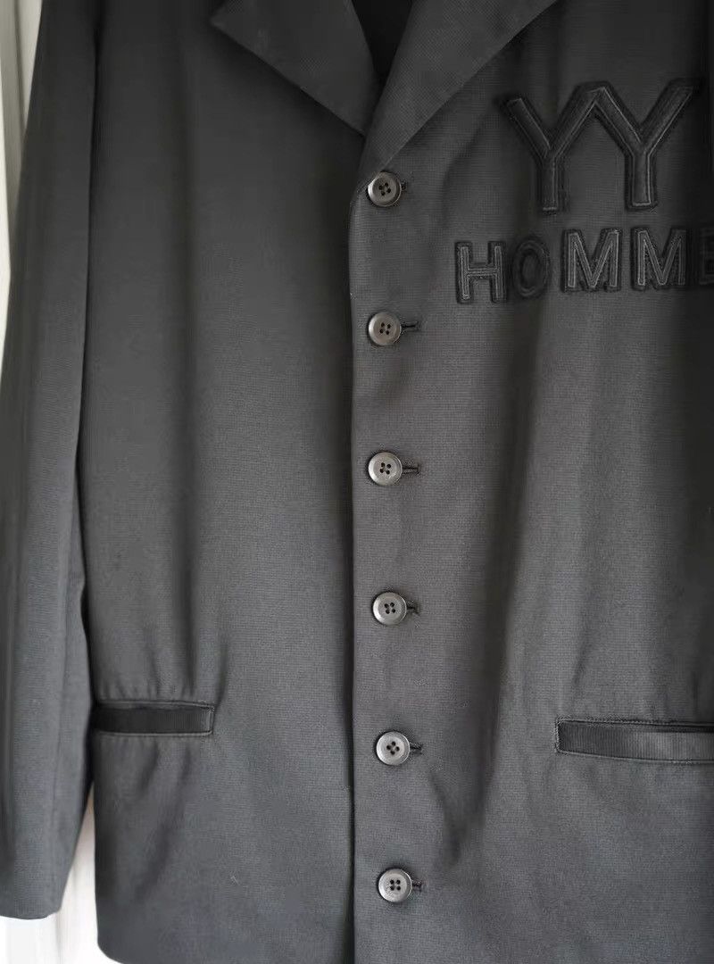 Yohji Yamamoto Yohji Yamamoto 03SS Number Embroidery Blazer Size 42L - 6 Thumbnail
