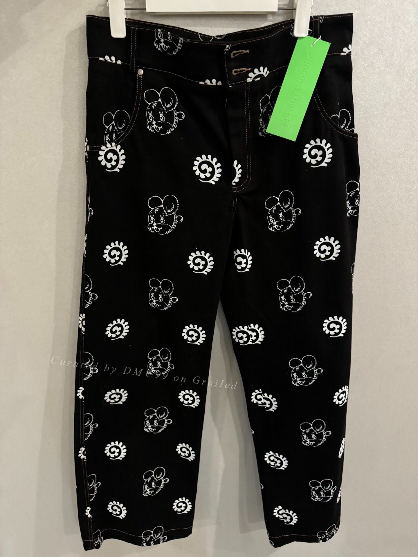 Chopova Lowena Chopova Lowena Mickey Flocked Jeans Size 34" / US 12 / IT 48 - 1 Thumbnail