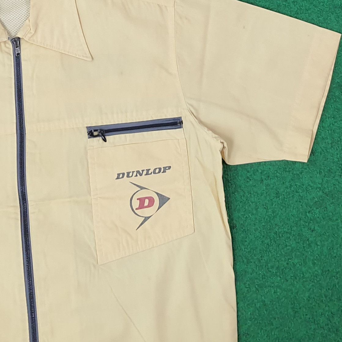 Japanese Brand Vintage Dunlop Sports Zipper Work Shirt C259N16 Size US M / EU 48-50 / 2 - 2 Thumbnail