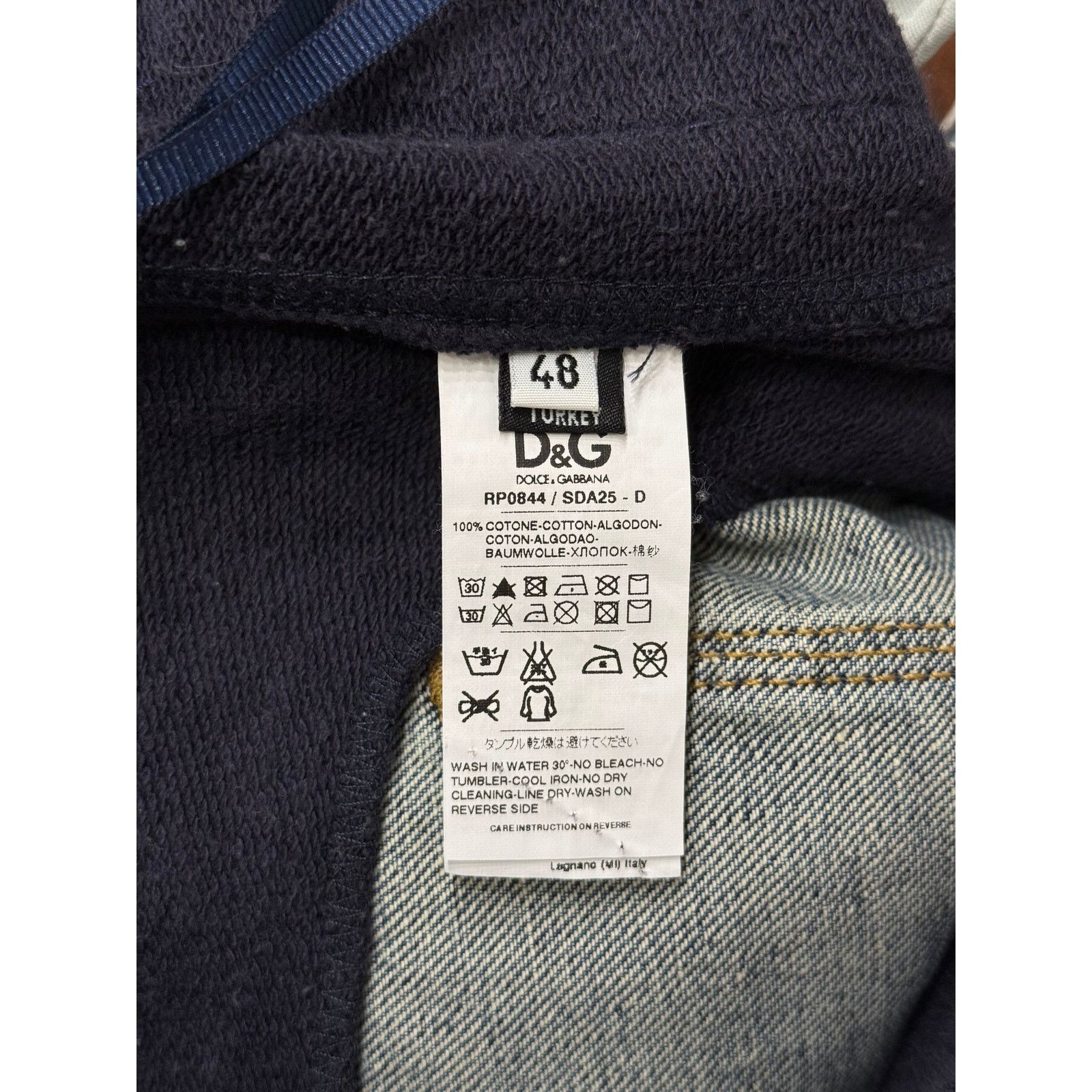 Dolce & Gabbana 2000s Dolce & Gabbana hybrid denim sweatpants Size US 32 / EU 48 - 8 Thumbnail