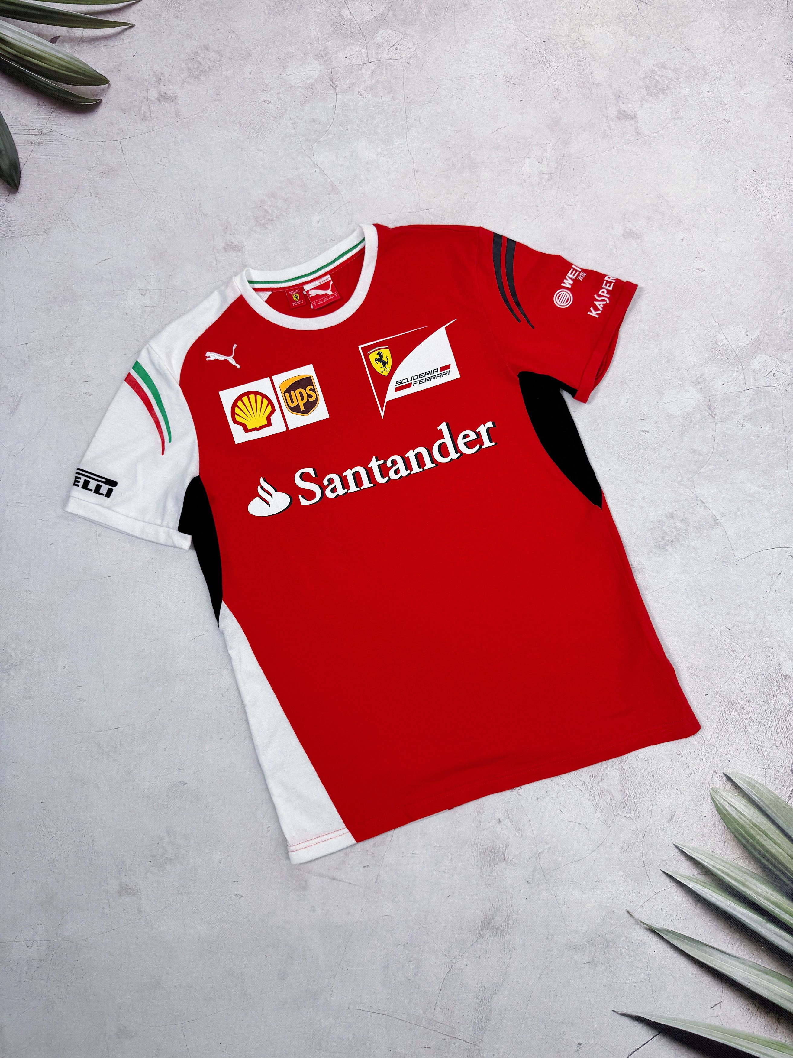 Ferrari Puma & Scuderia Ferrari T-Shirt Formula1 Team Santander Size US S / EU 44-46 / 1 - 3 Thumbnail