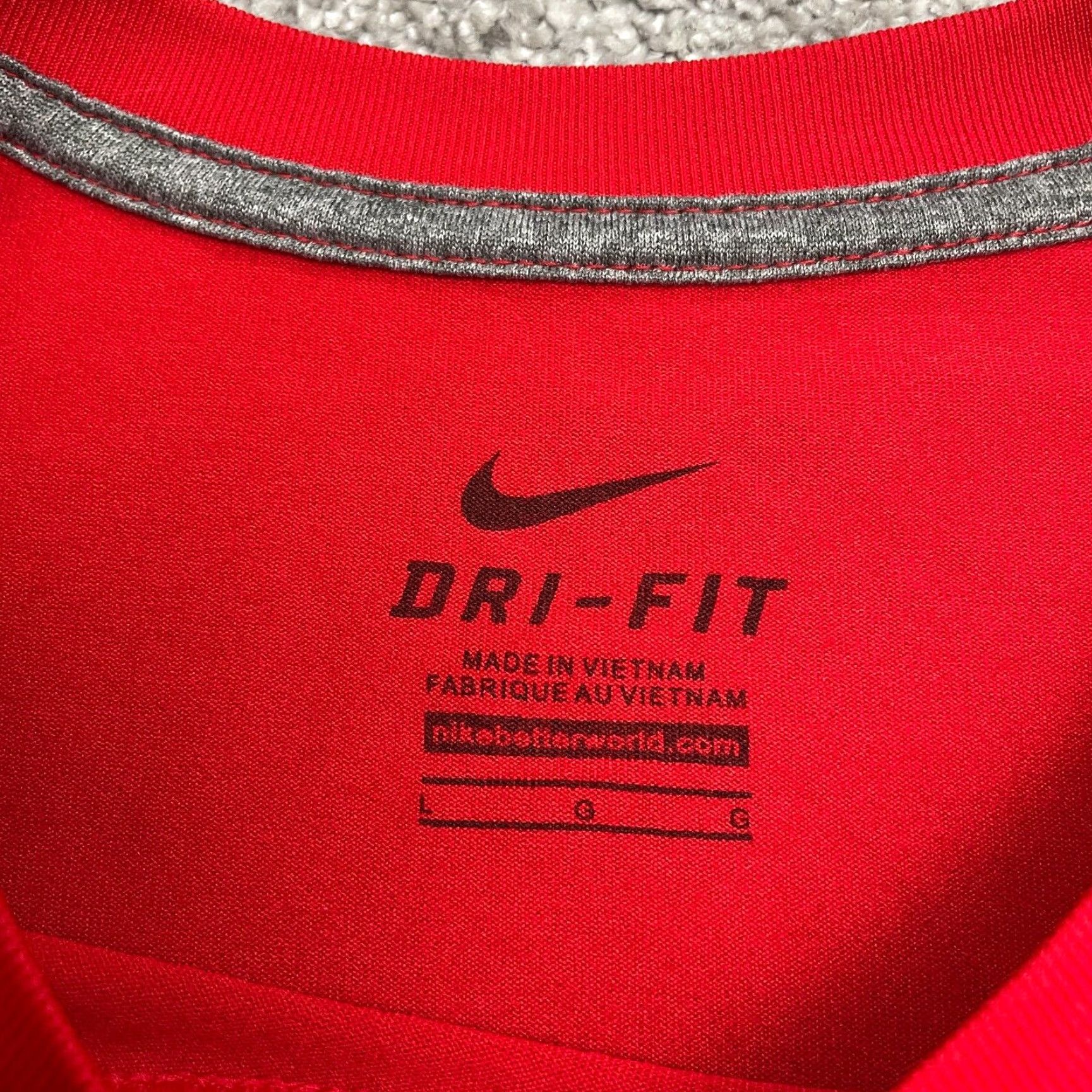 Nike Nike Dri-Fit US Club Soccer National Cup 2014 T-Shirt Mens Large Red Active Tee Size US L / EU 52-54 / 3 - 7 Thumbnail
