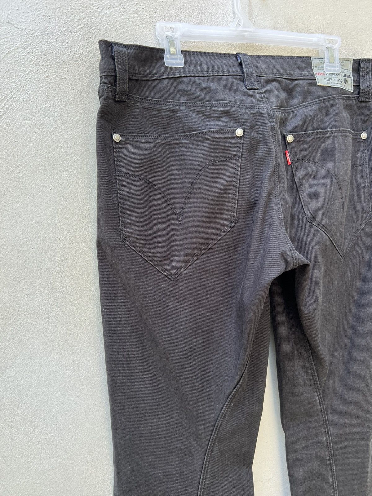 Levi's Vintage 2004 Levi’s Engineered Super Black Denim Jeans Size US 34 / EU 50 - 14 Thumbnail