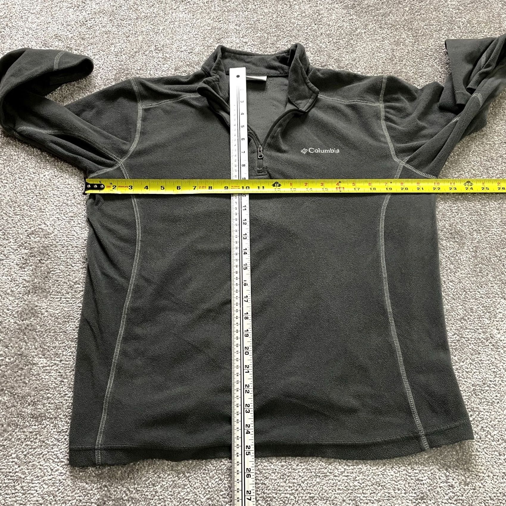Vintage Columbia Jacket Mens Regular 1/4 Zip Fleece Gray Outdoor Hiking Adult Medium Size US M / EU 48-50 / 2 - 6 Thumbnail