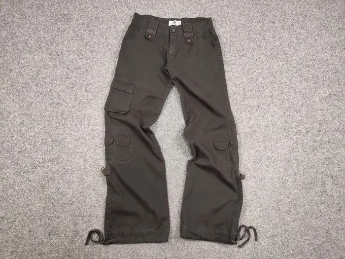 Japanese Brand Vintage 90's Japanese Baggy Multi Pocket Cargo pants Womens Size 32" / US 10 / IT 46 - 15 Thumbnail