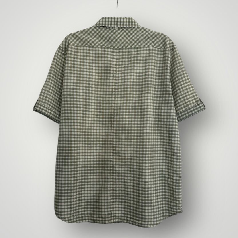 Black Brown 1826 Black Brown 1826 Men's Linen Blend Short Sleeve Shirt XL Size US XL / EU 56 / 4 - 2 Thumbnail