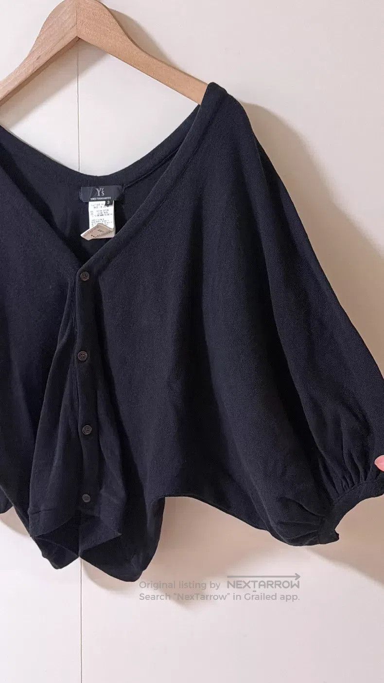 Yohji Yamamoto Yohji Yamamoto size 3 Black Bat Sleeve Cardigan shirt Size L / US 10 / IT 46 - 4 Thumbnail