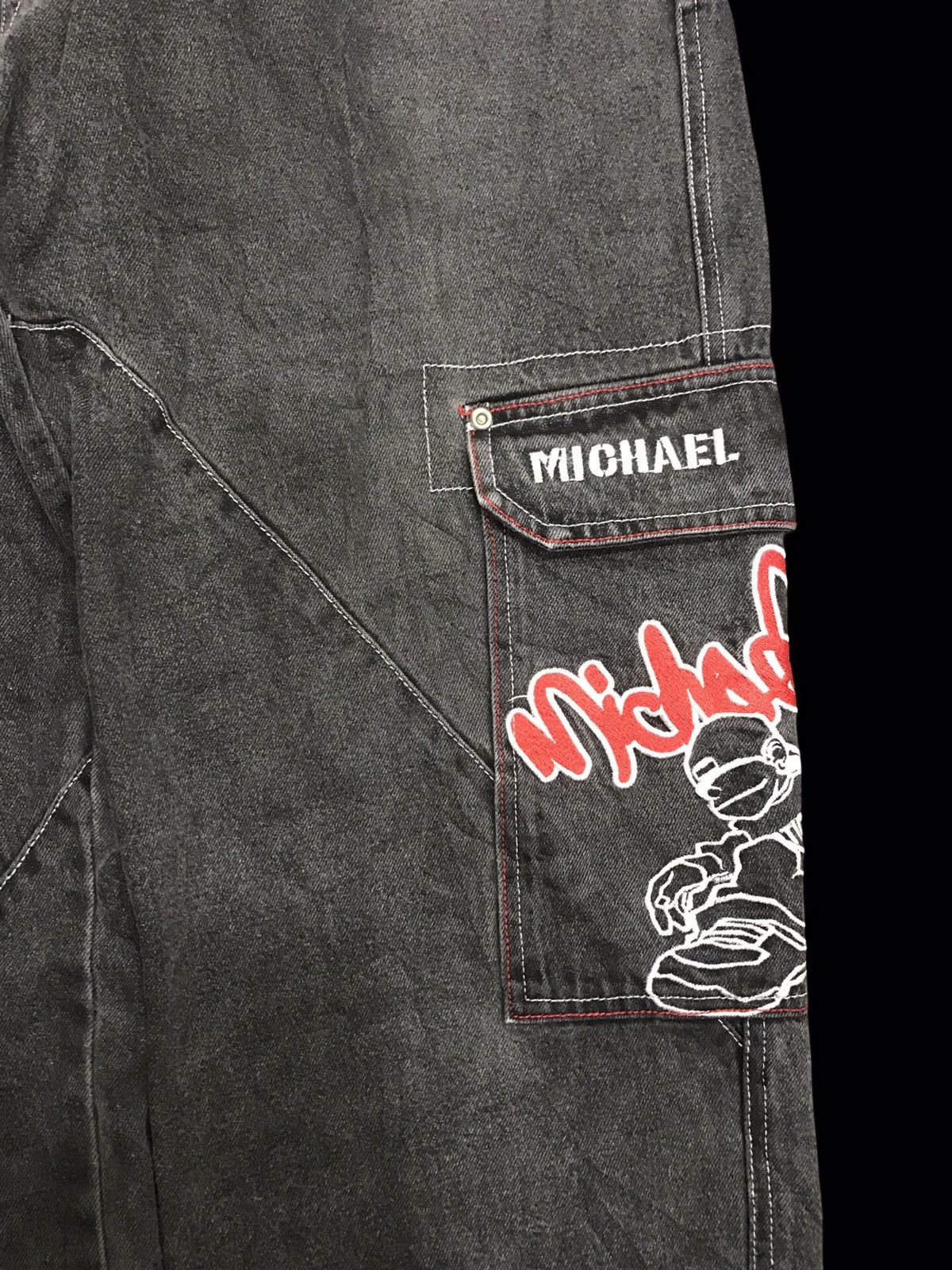 Other 💥BAGGY💥DACK DIVE COOL DESIGN BAGGY MILD DENIM F376 Size US 37 - 5 Thumbnail
