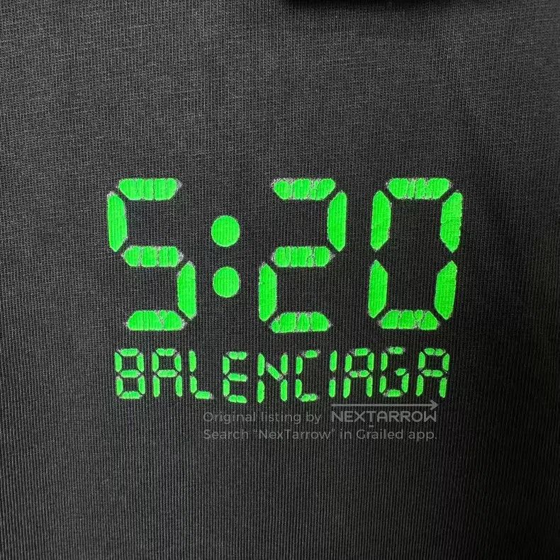 Balenciaga Balenciaga 520 Glow-in-the-Dark Short Sleeve Size US L / EU 52-54 / 3 - 3 Thumbnail