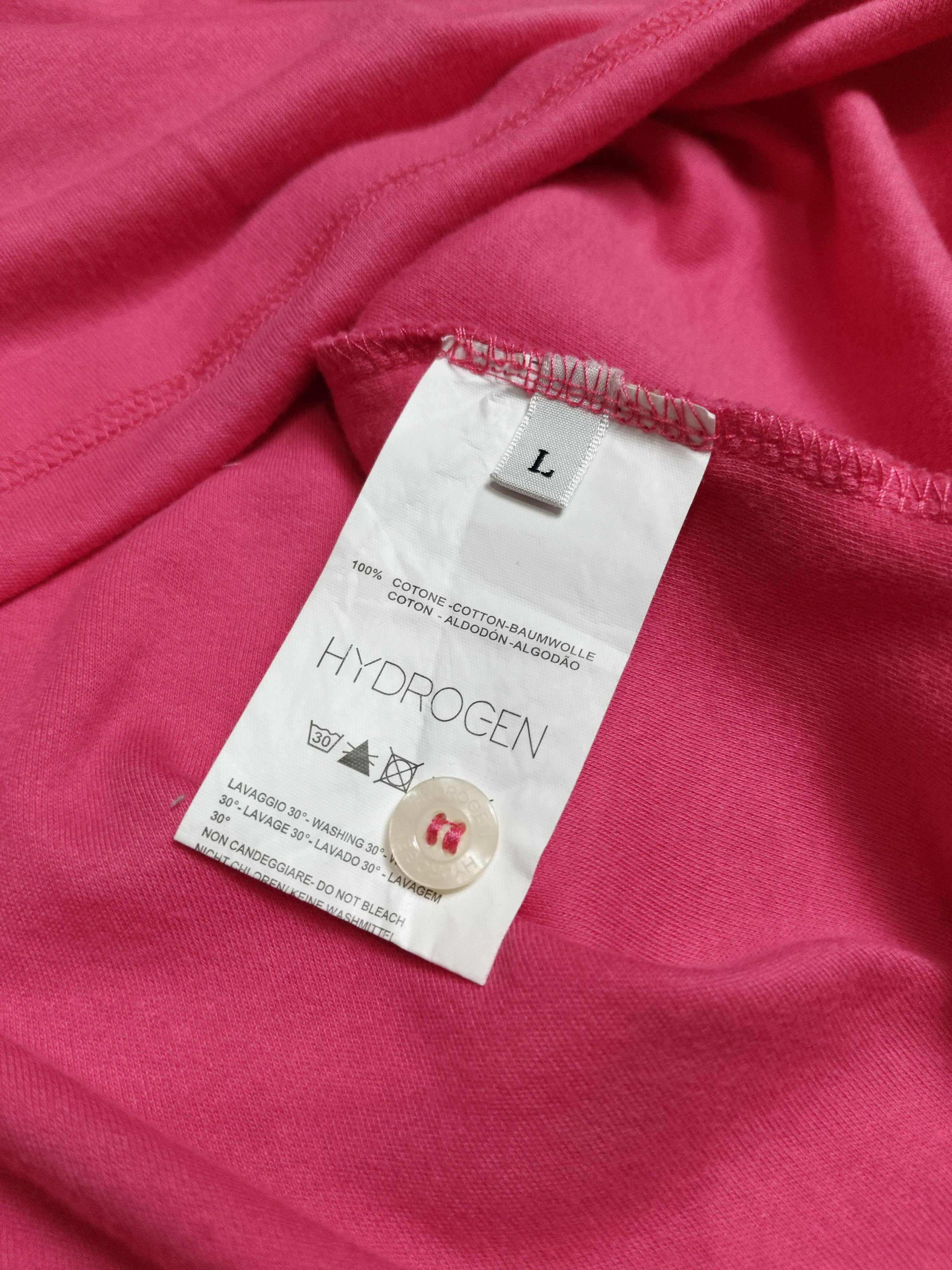 HYDROGEN Hydrogen Skull Logo Long sleeve Polo Shirt Size US L / EU 52-54 / 3 - 7 Thumbnail