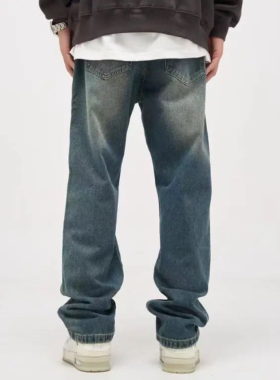 Japanese Brand Kumiko x Shia American street retro washed distressed jeans Size US 32 / EU 48 - 5 Thumbnail