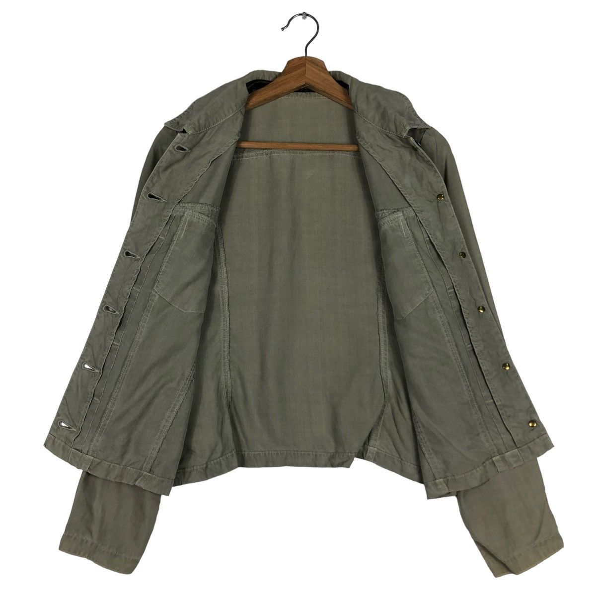 Marithe + Francois Girbaud 🔥Vtg Chore Cropped Biker Jacket Marithe Girbaud Francois Size US M / EU 48-50 / 2 - 11 Thumbnail