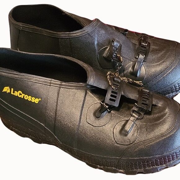 Other LaCrosse Men's Black Rubber Rain or Snow Over the Boot or Sh Size US 9 / EU 42 - 6 Thumbnail