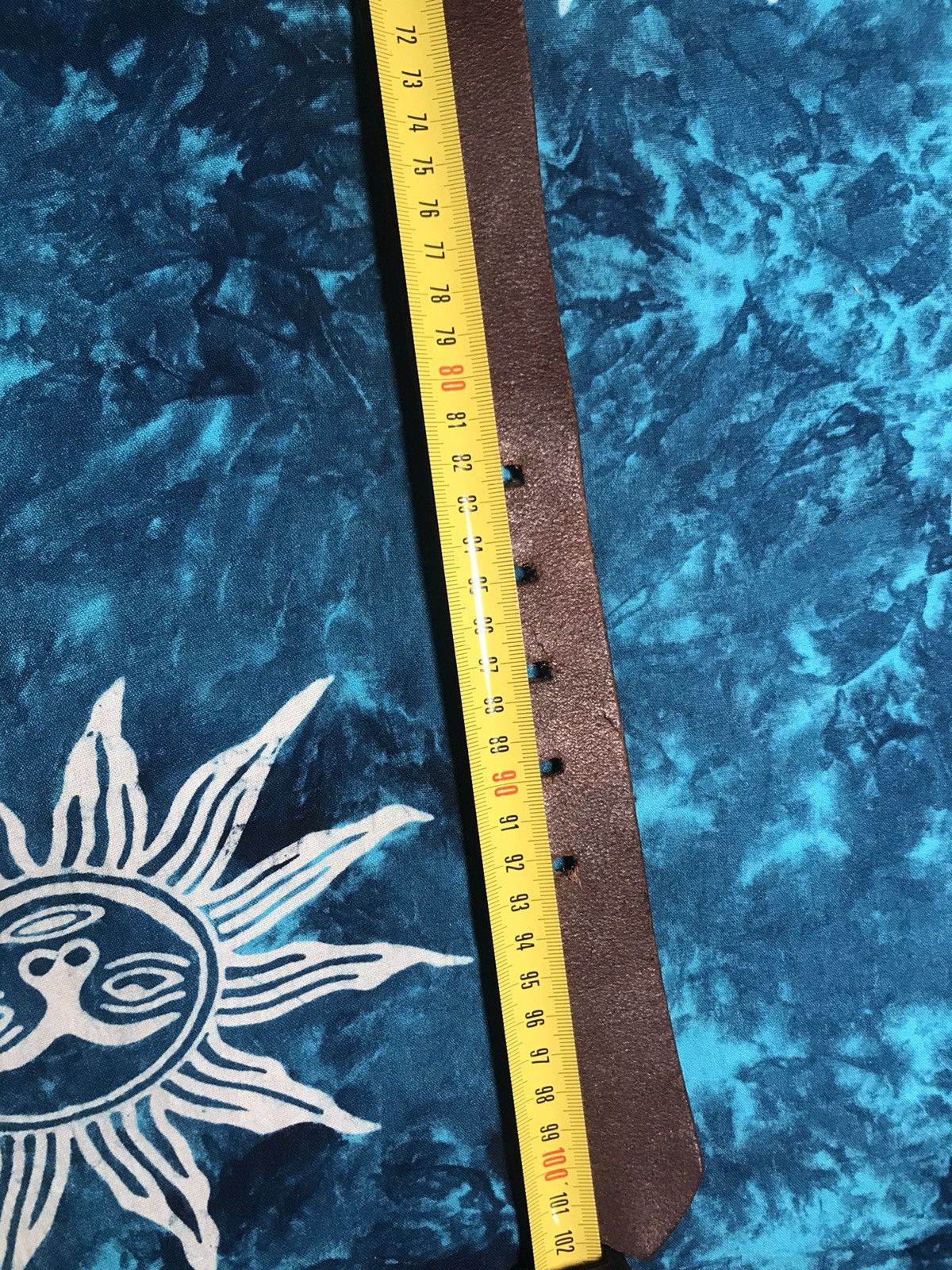 Energie Y2K Vintage Leather Belt Rodeo ENERGIE Size 32 - 16 Thumbnail