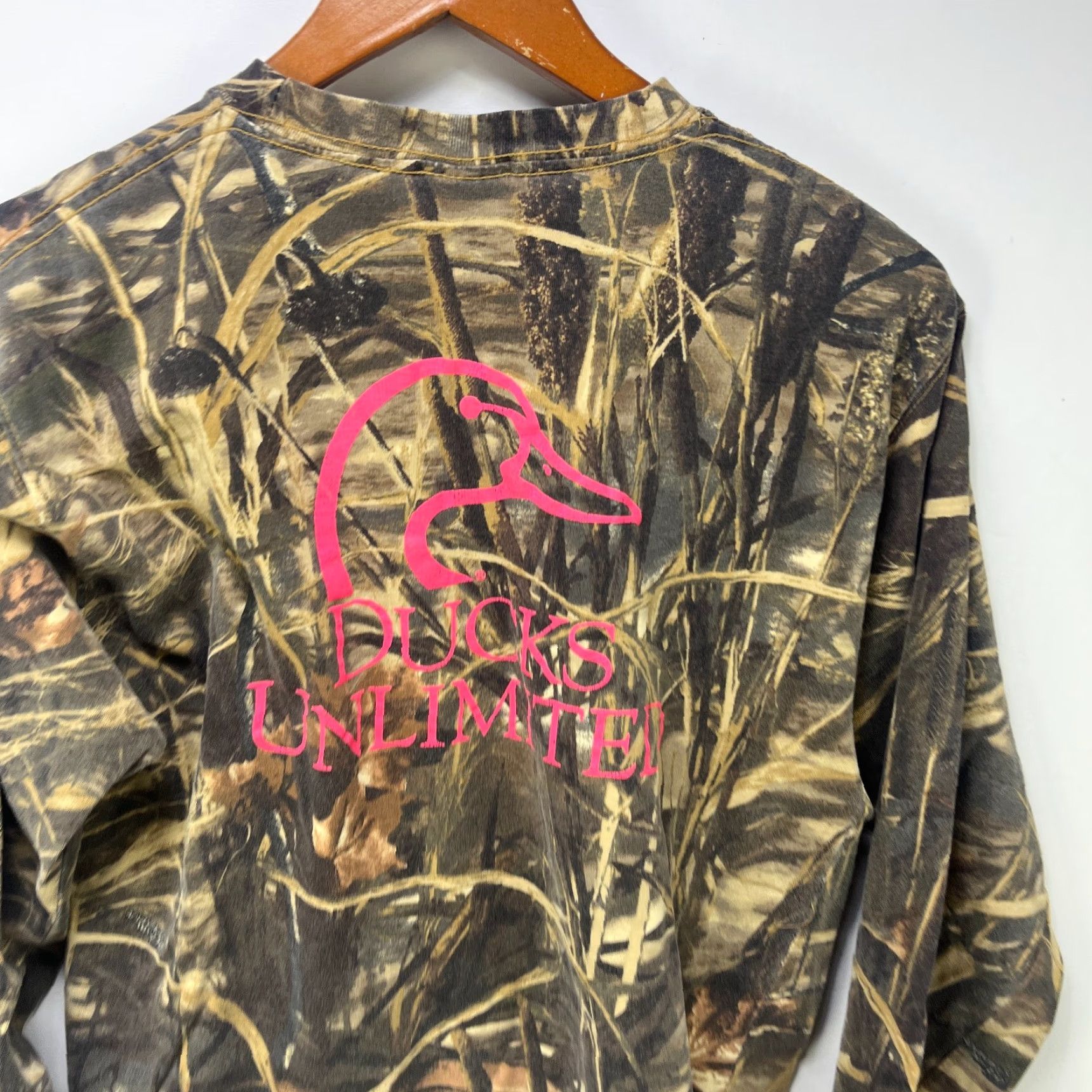 Realtree VINTAGE Realtree Ducks Unlimited Hoodie Shirt Medium Camouflage 90s Mens Green Long Sleeve Size US M / EU 48-50 / 2 - 6 Thumbnail