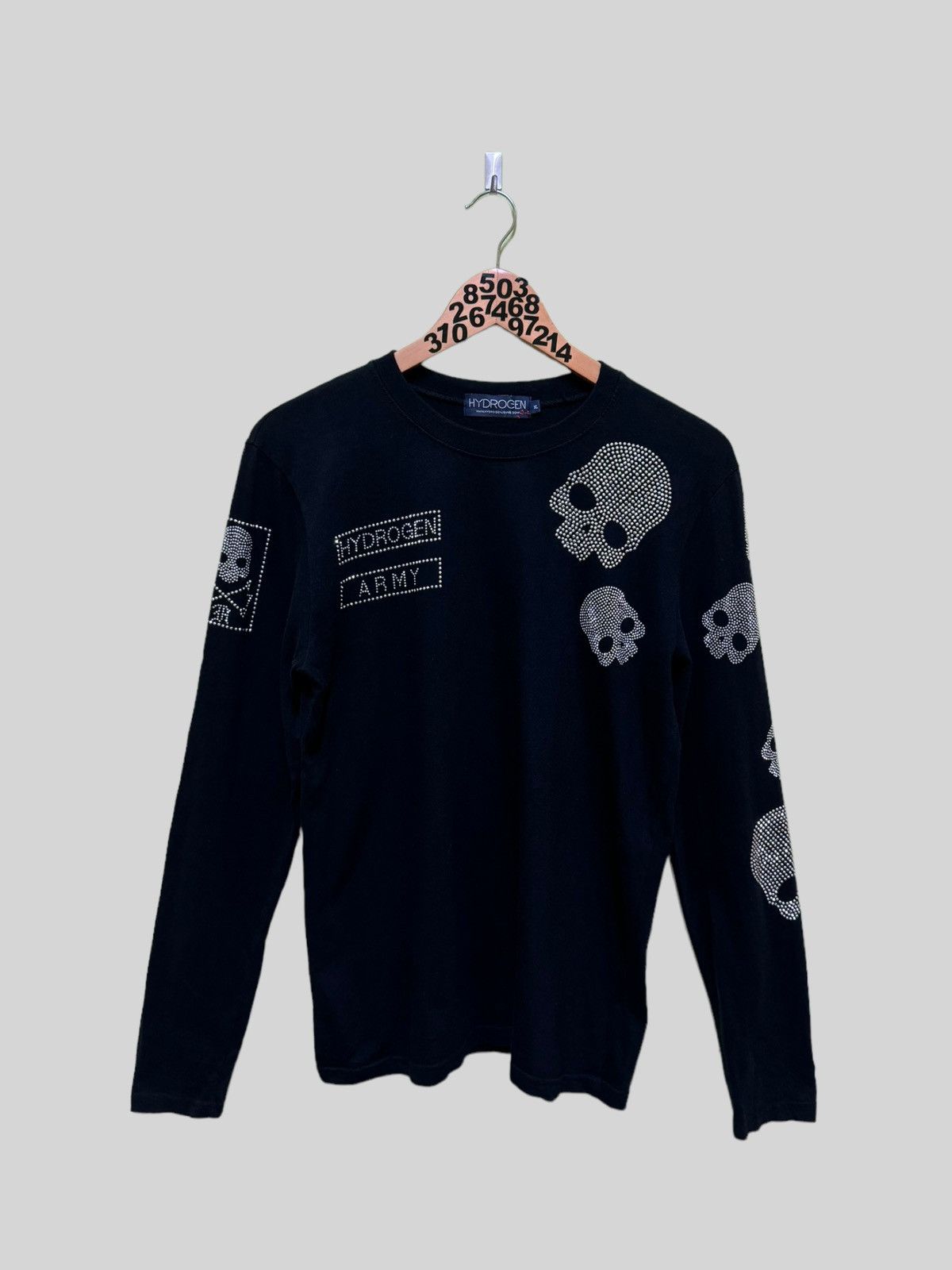 Seditionaries Bling Bling Skulls Long Sleeves Tee Size US S / EU 44-46 / 1 - 1 Thumbnail