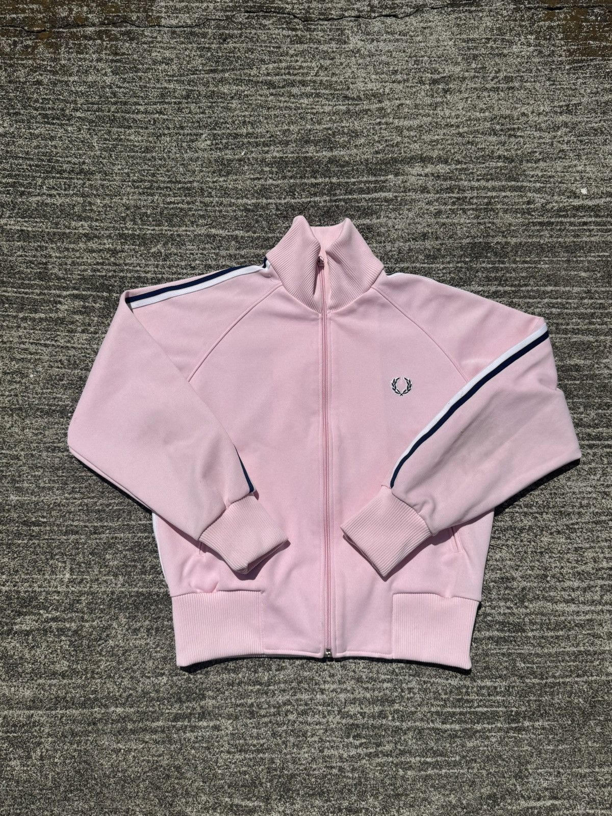 Fred Perry FRED PERRY TAPED TRACK JACKET :3 pink :3 Size M / US 6-8 / IT 42-44 - 1 Thumbnail