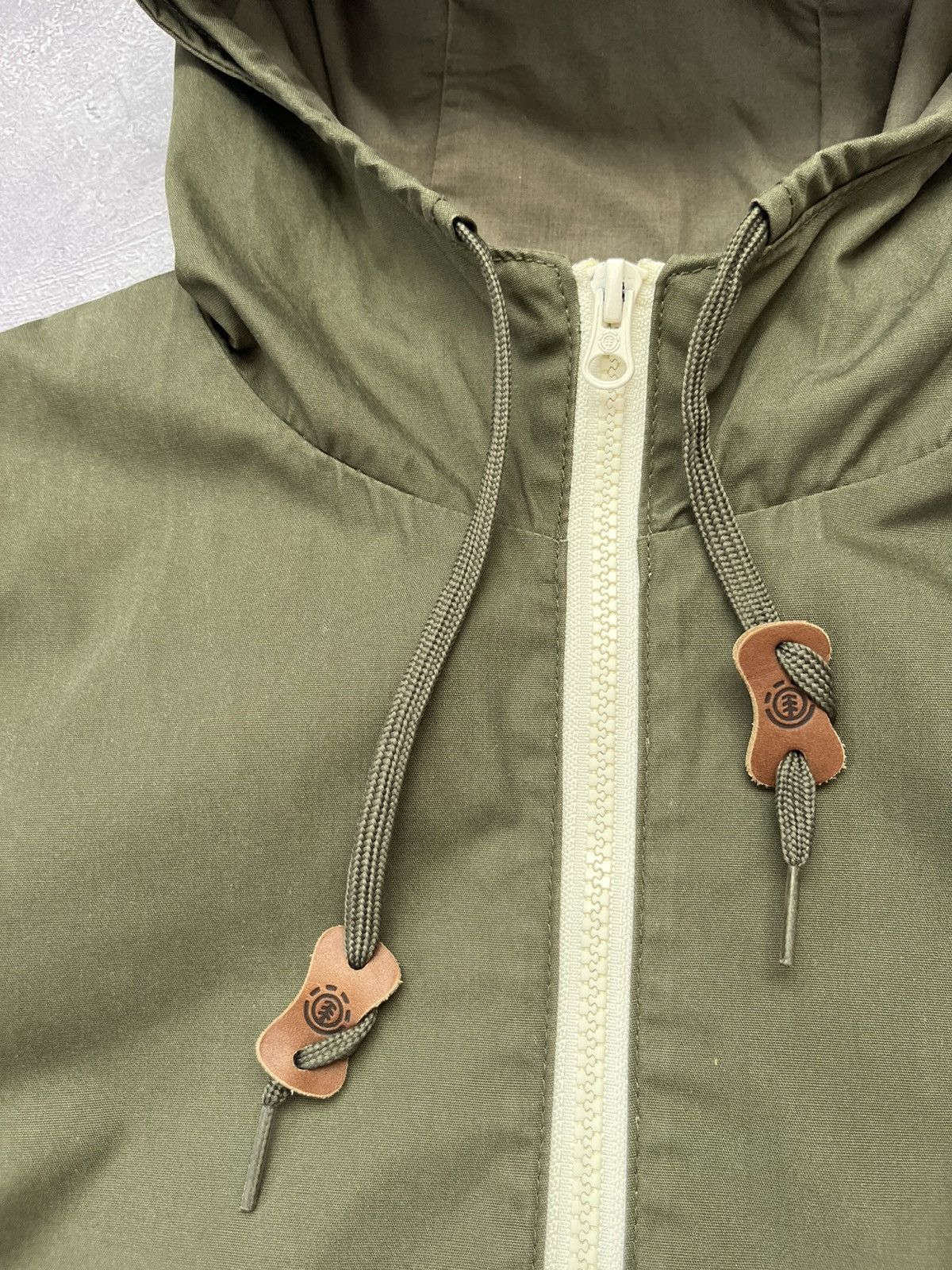 Element Vintage Element Windbreaker Hooded Zip Loght Jacket Green Size US S / EU 44-46 / 1 - 4 Thumbnail