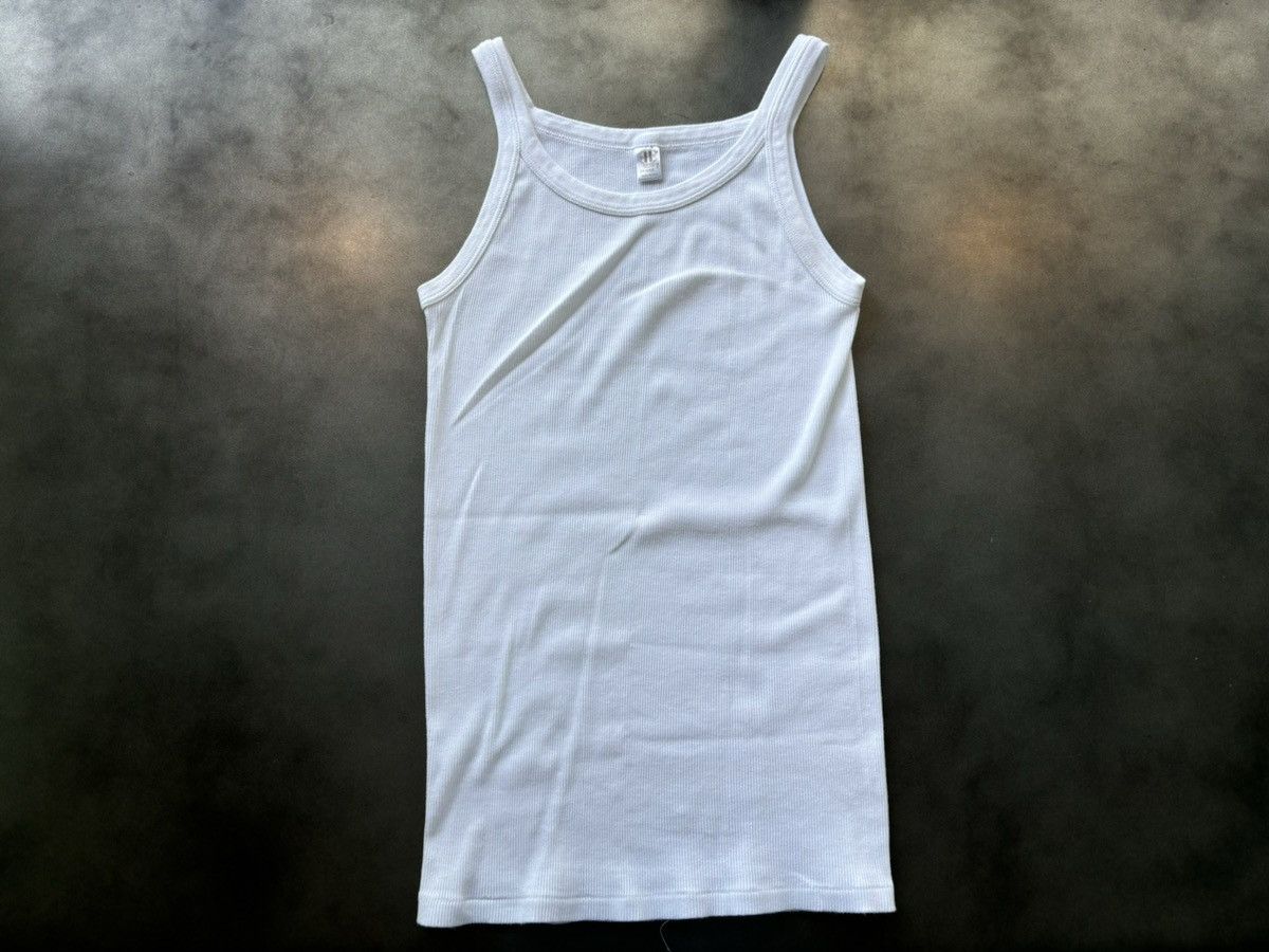 Hanes × Vintage Vintage Tank Top Henri Italy Ribbed Cotton Undershirt Wife Size US M / EU 48-50 / 2 - 5 Thumbnail
