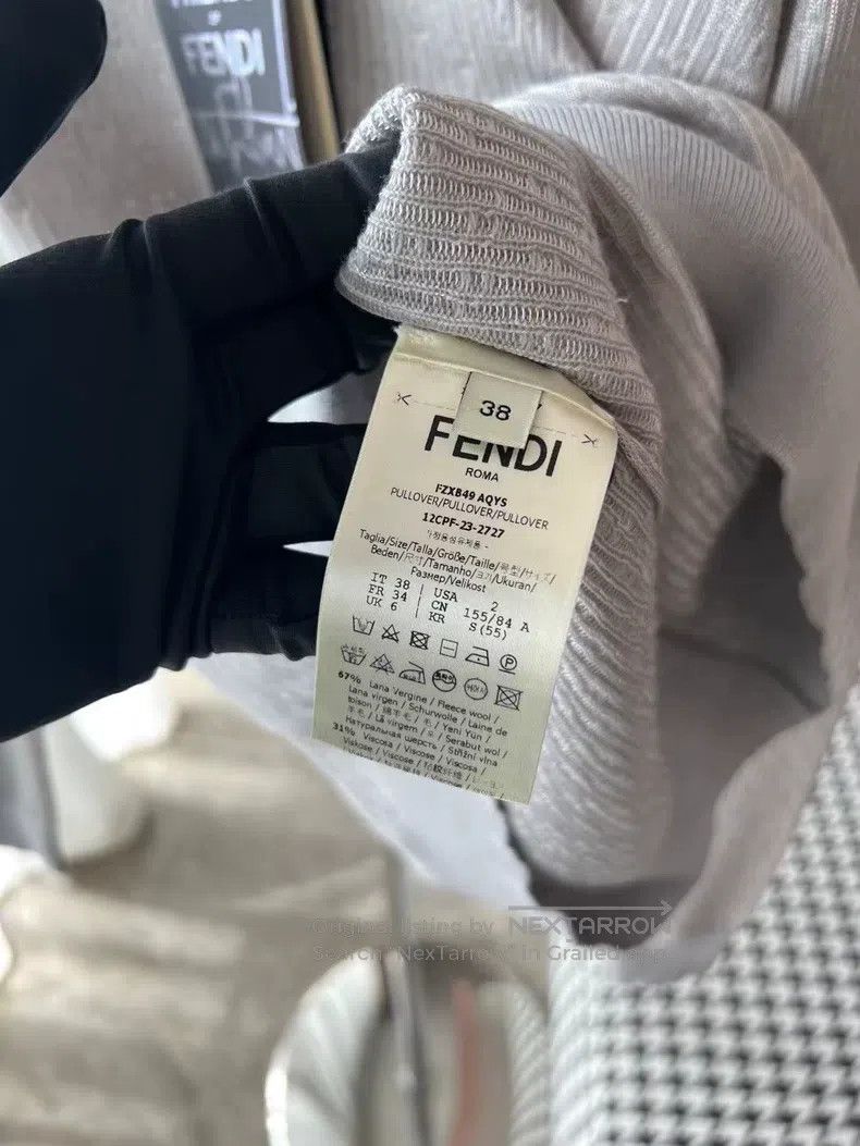 Fendi Fendi FF Pattern Knitwear Size XS / US 0-2 / IT 36-38 - 6 Thumbnail