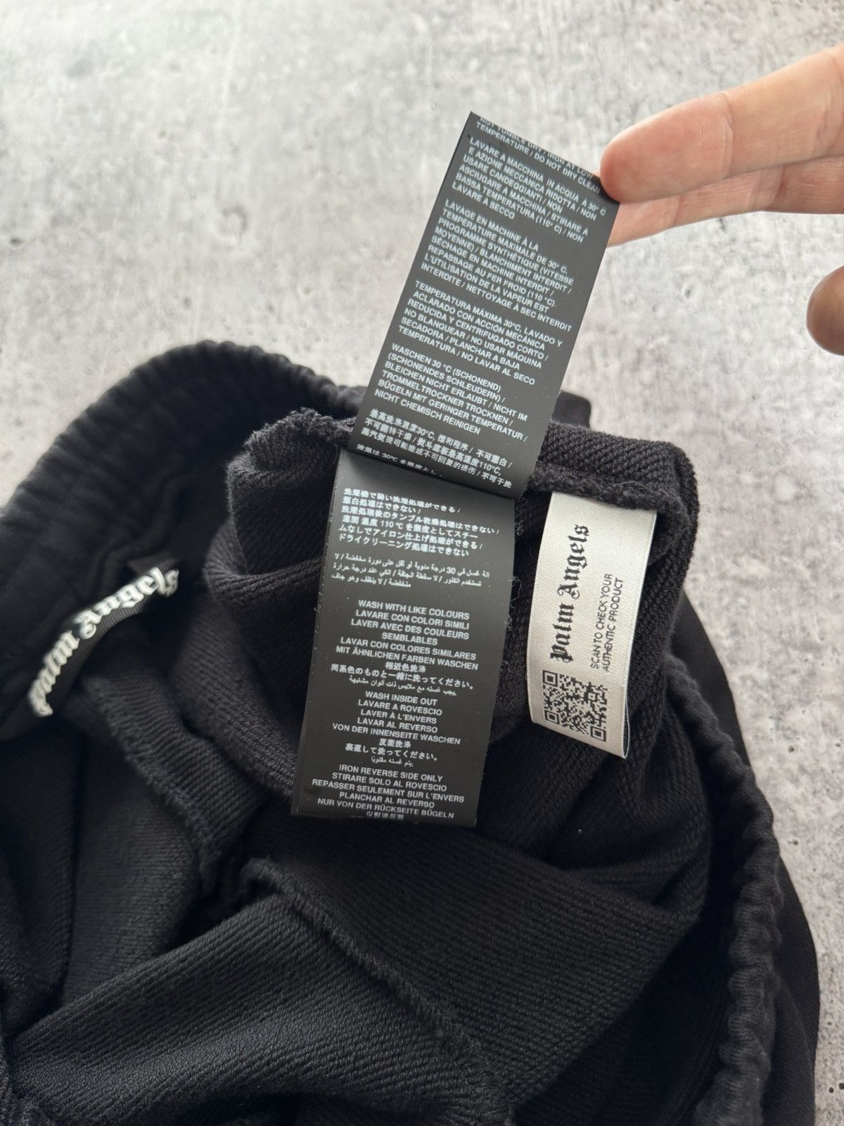 Palm Angels Palm Angels Sweatpants Joggers Classic Logo Black Size L Size US 34 / EU 50 - 13 Thumbnail