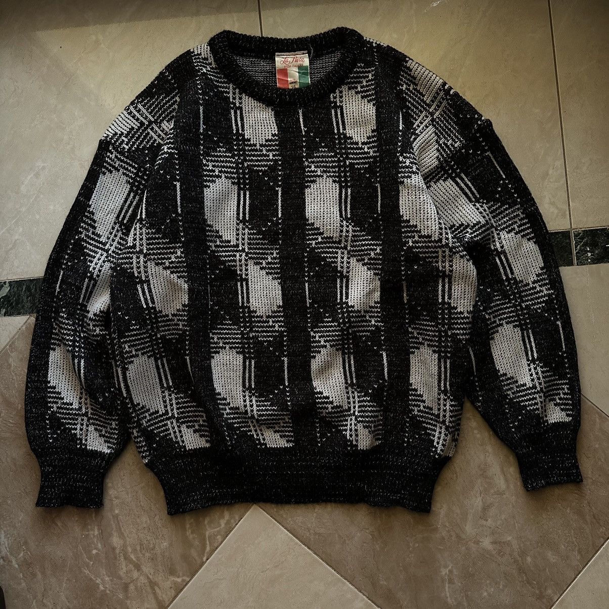 Affliction × Coogi × If Six Was Nine La Pieta Vintage Knit Size US M / EU 48-50 / 2 - 1 Thumbnail